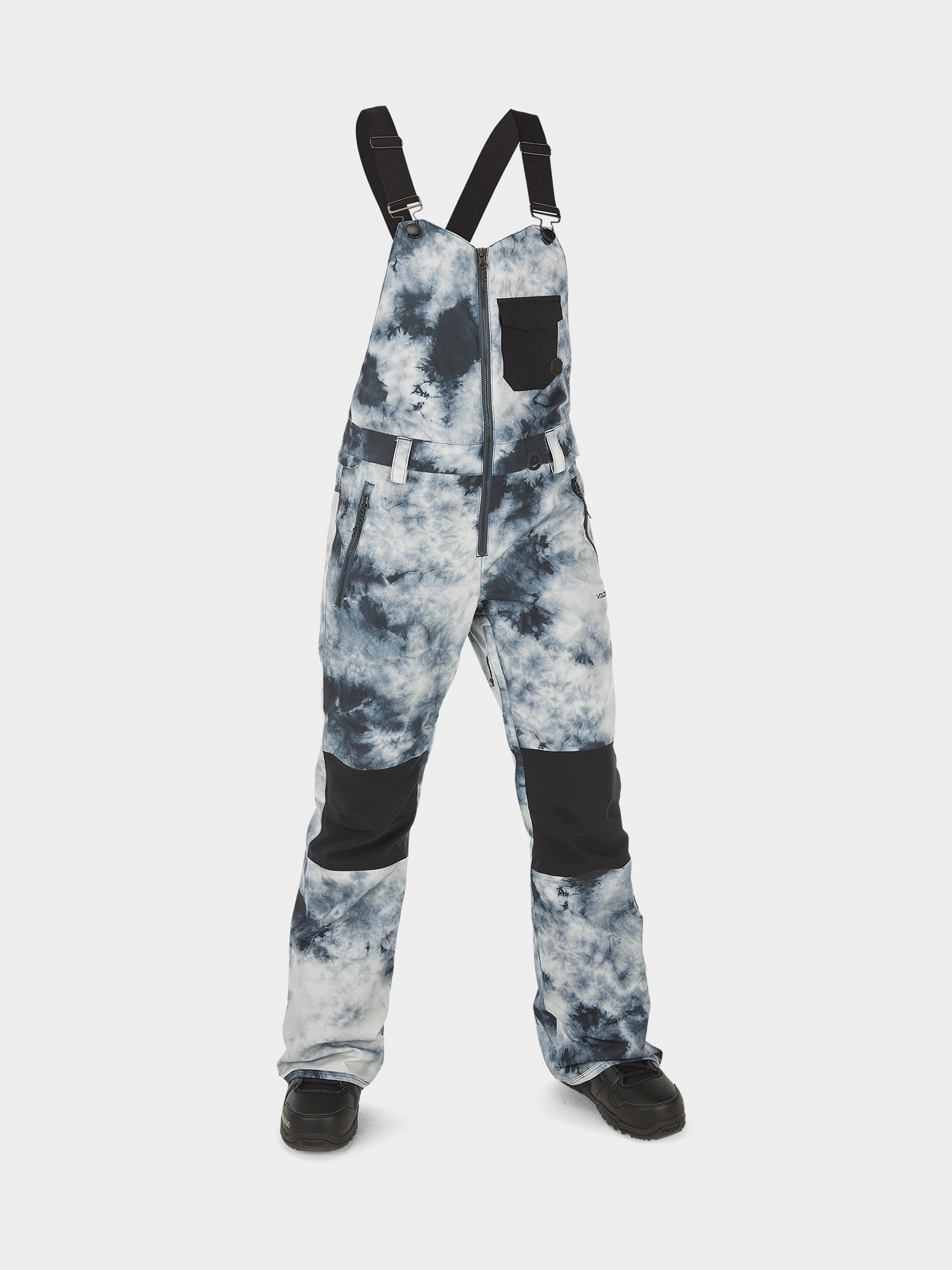 Női Volcom Swift Bib Overall Snowboard nadrág (storm tie dye)