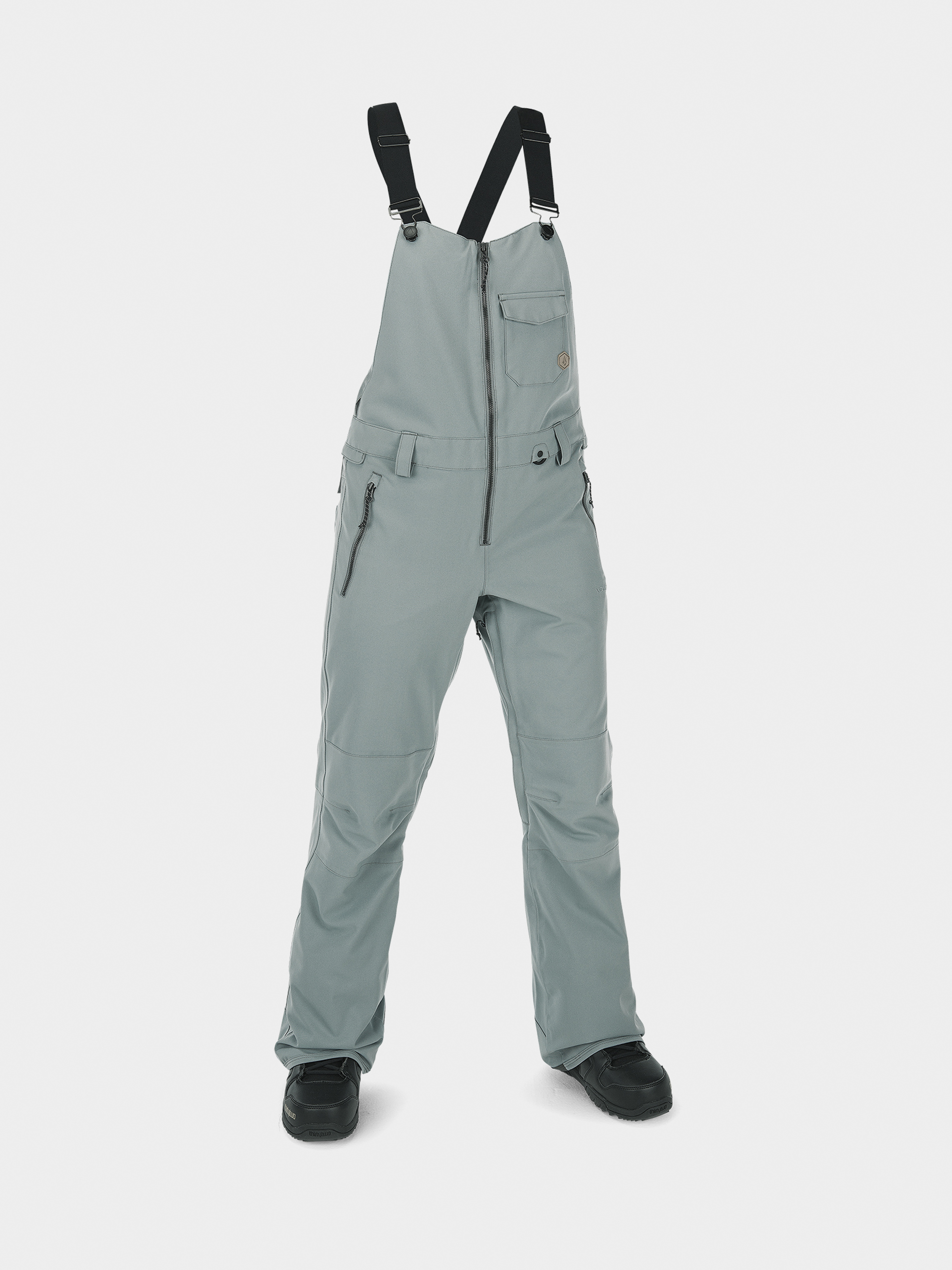 Női Volcom Swift Bib Overall Snowboard nadrág (green ash)