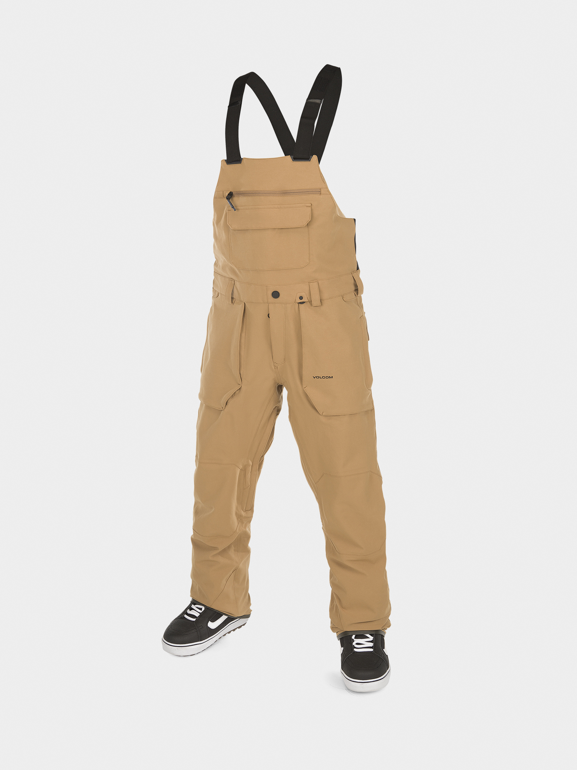 Férfi Volcom Roan Bib Overall Snowboard nadrág (caramel)
