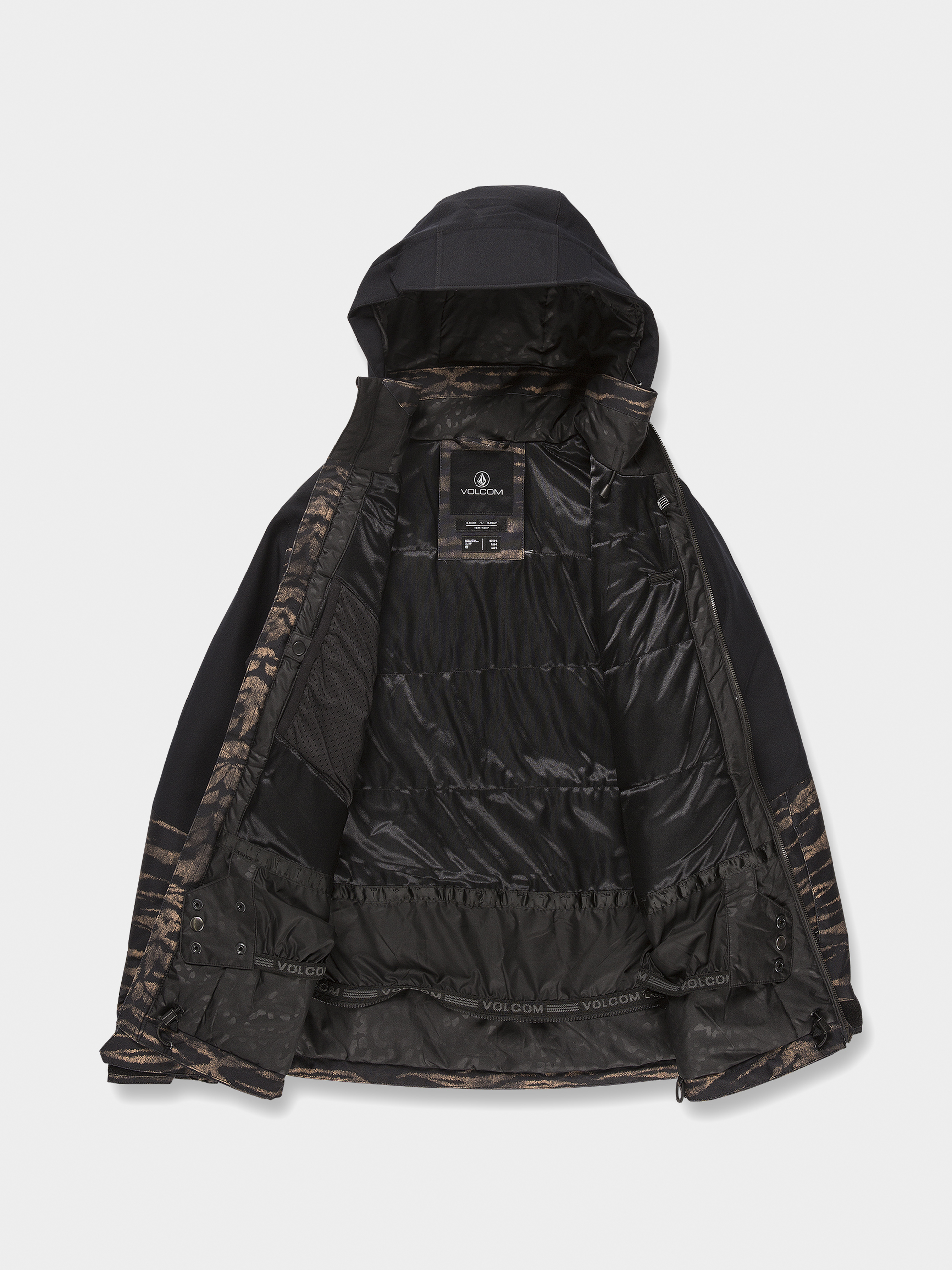 Női Volcom Shelter 3D Stretch Snowboard dzseki (tiger print)