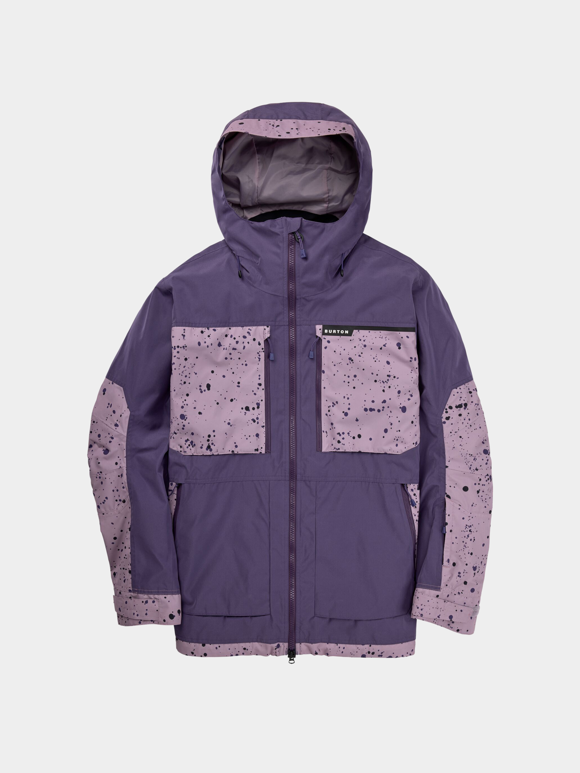 Férfi Burton Frostner Snowboard dzseki (violet halo/elderberry spatter)