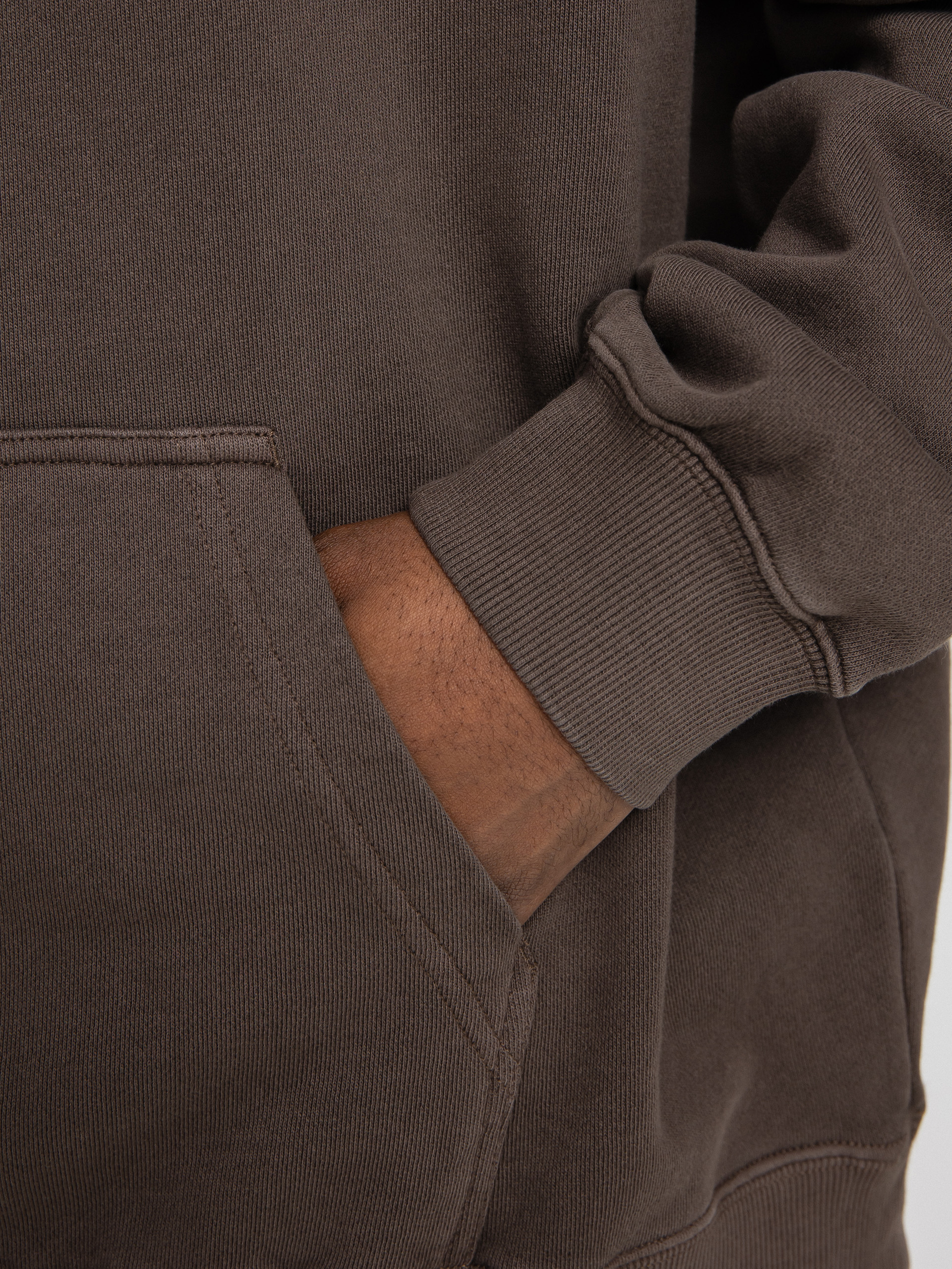 Gramicci Big G Logo HD Kapucnis pulóver (brown pigment)