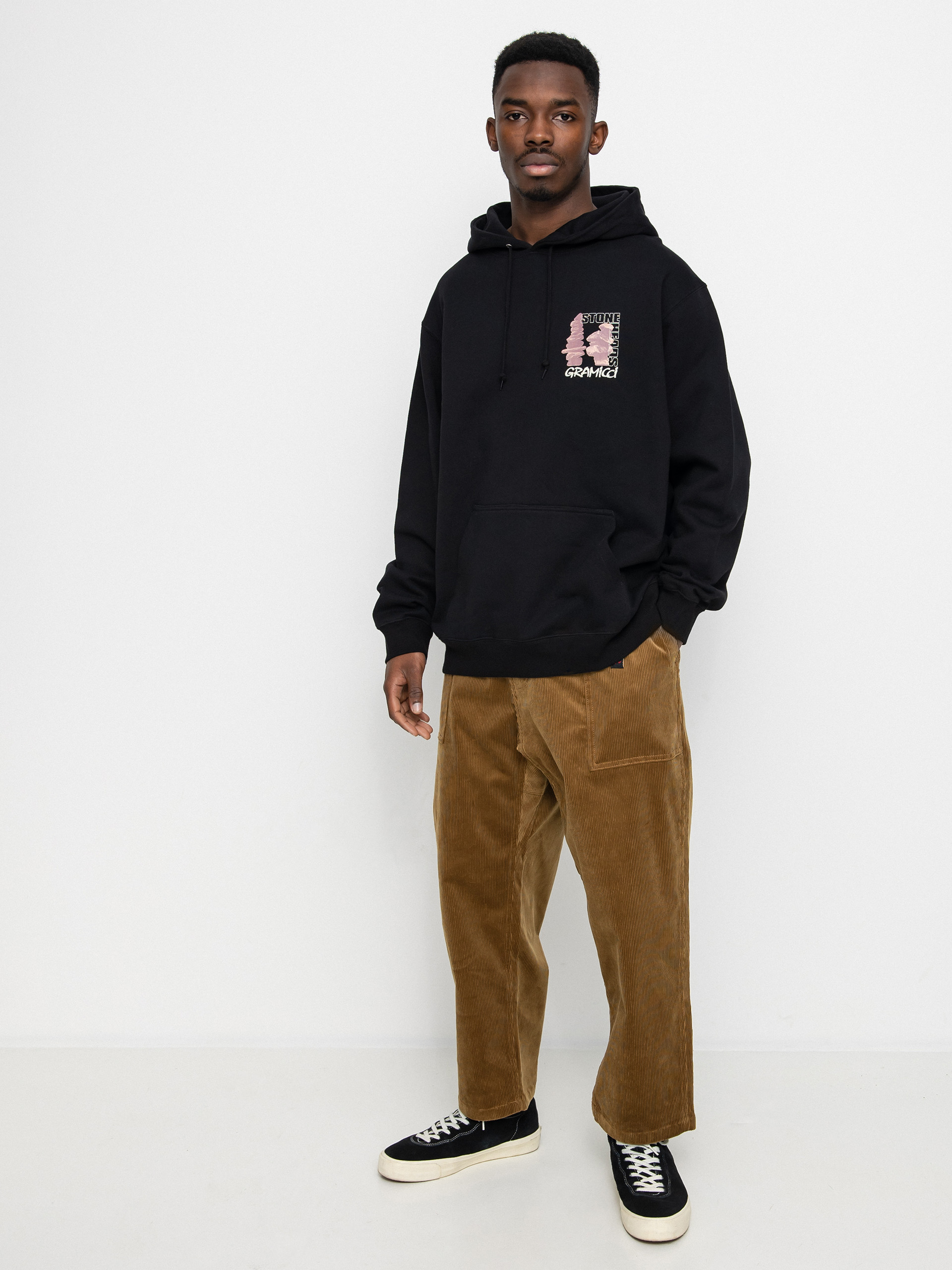 Gramicci Stoneheads HD Kapucnis pulóver (black)