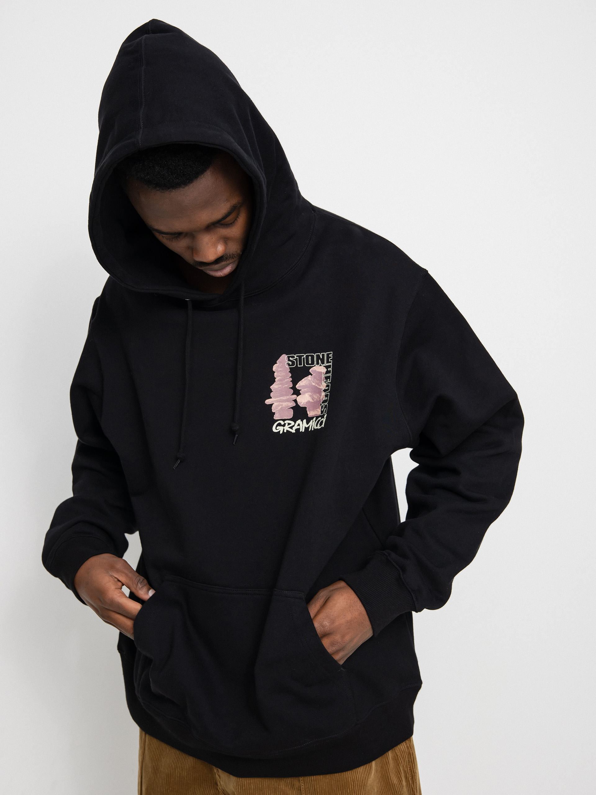 Gramicci Stoneheads HD Kapucnis pulóver (black)