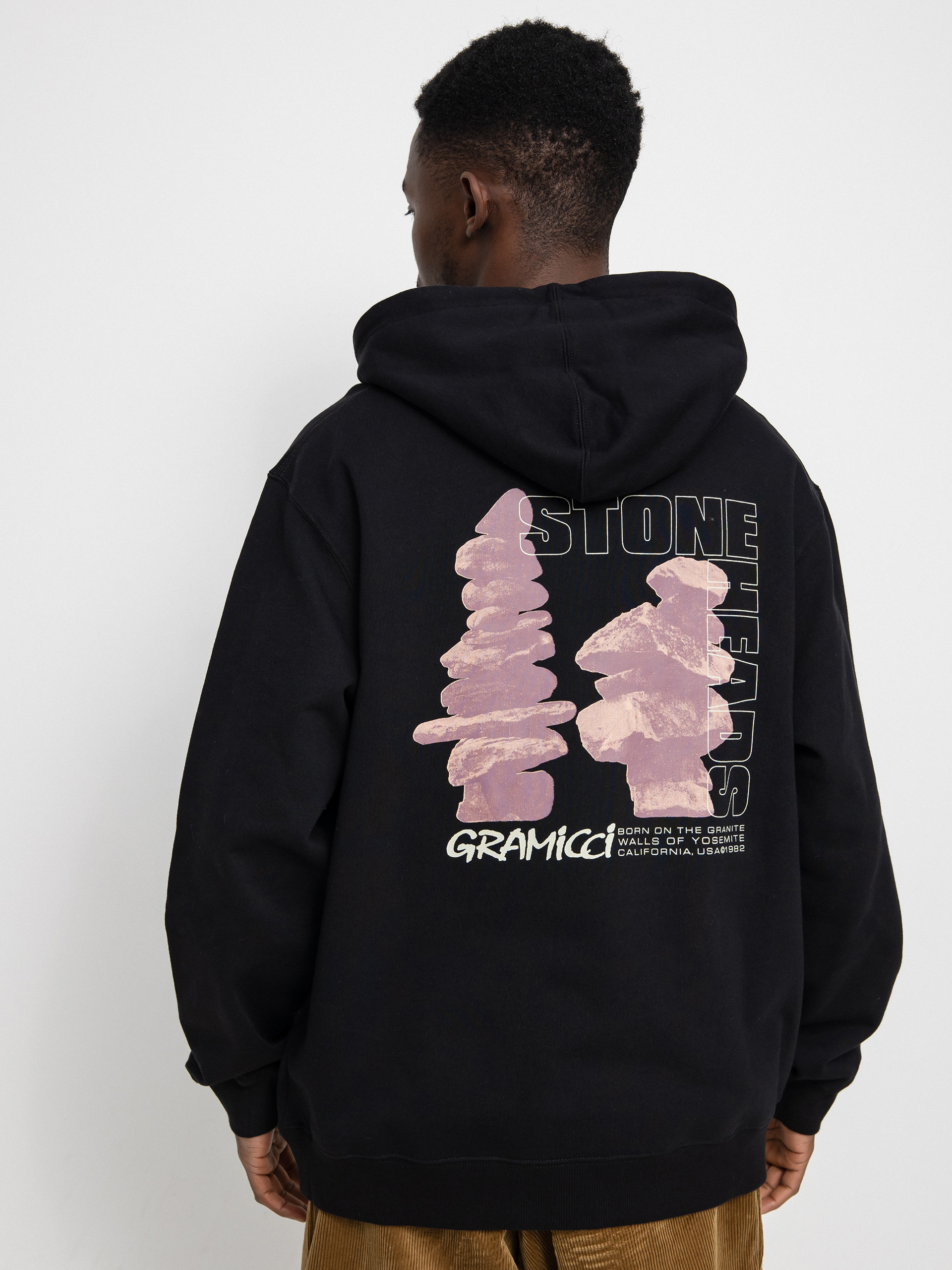 Gramicci Stoneheads HD Kapucnis pulóver (black)