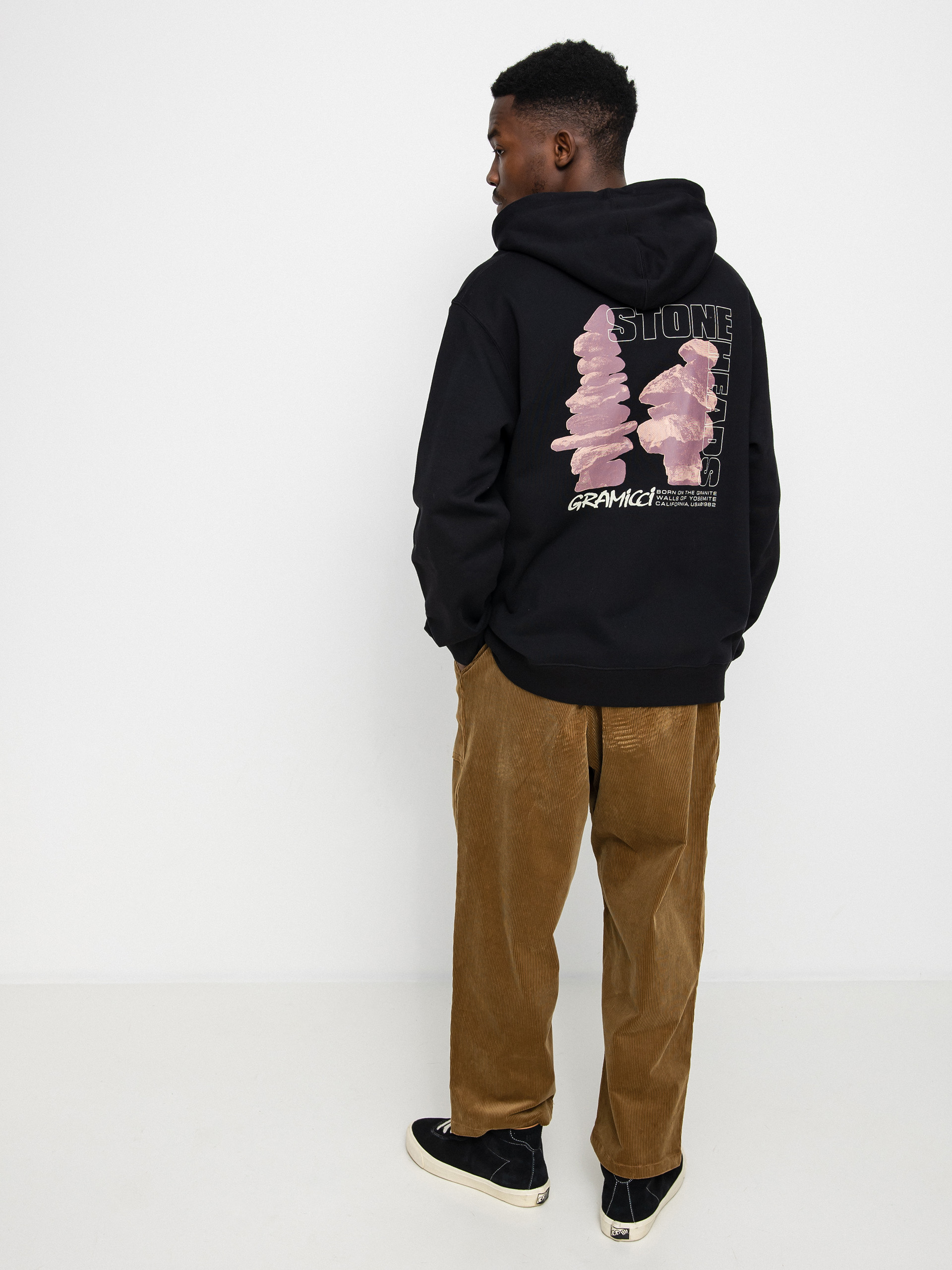 Gramicci Stoneheads HD Kapucnis pulóver (black)