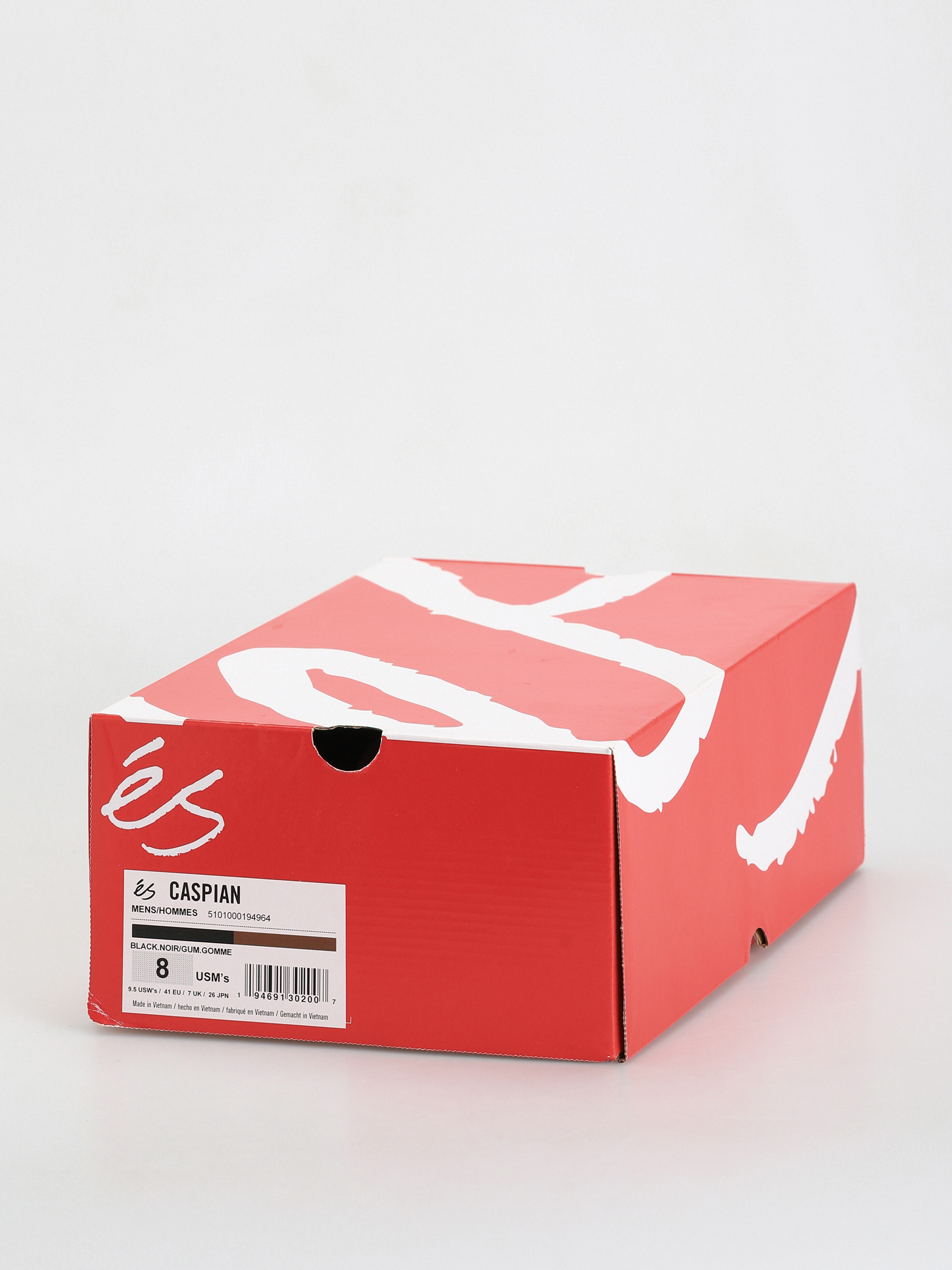 eS Caspian Cipők (black/gum)