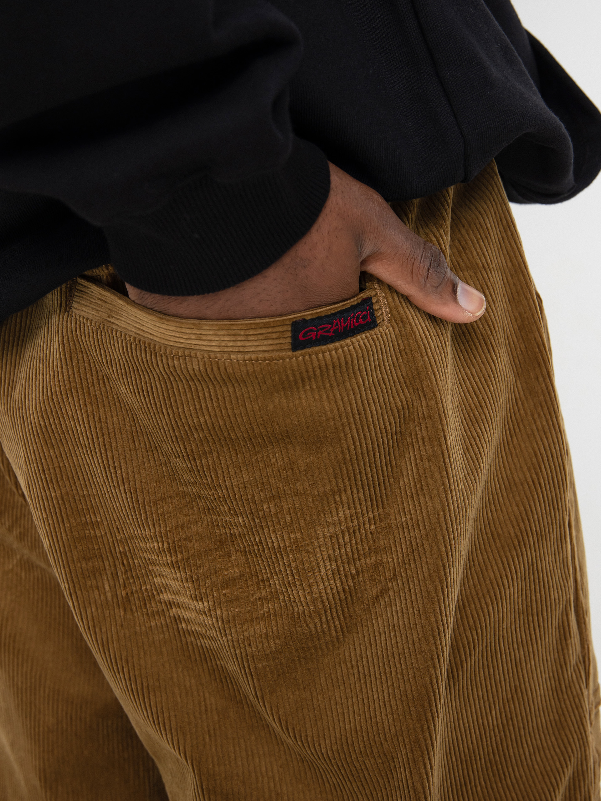 Gramicci Corduroy Loose Tapered Kisnadrág (mocha beige)