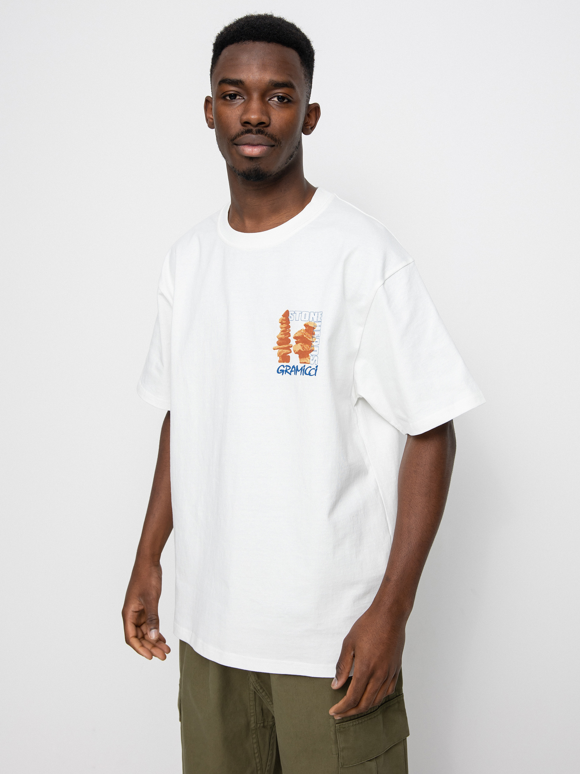 Gramicci Stoneheads póló (white)