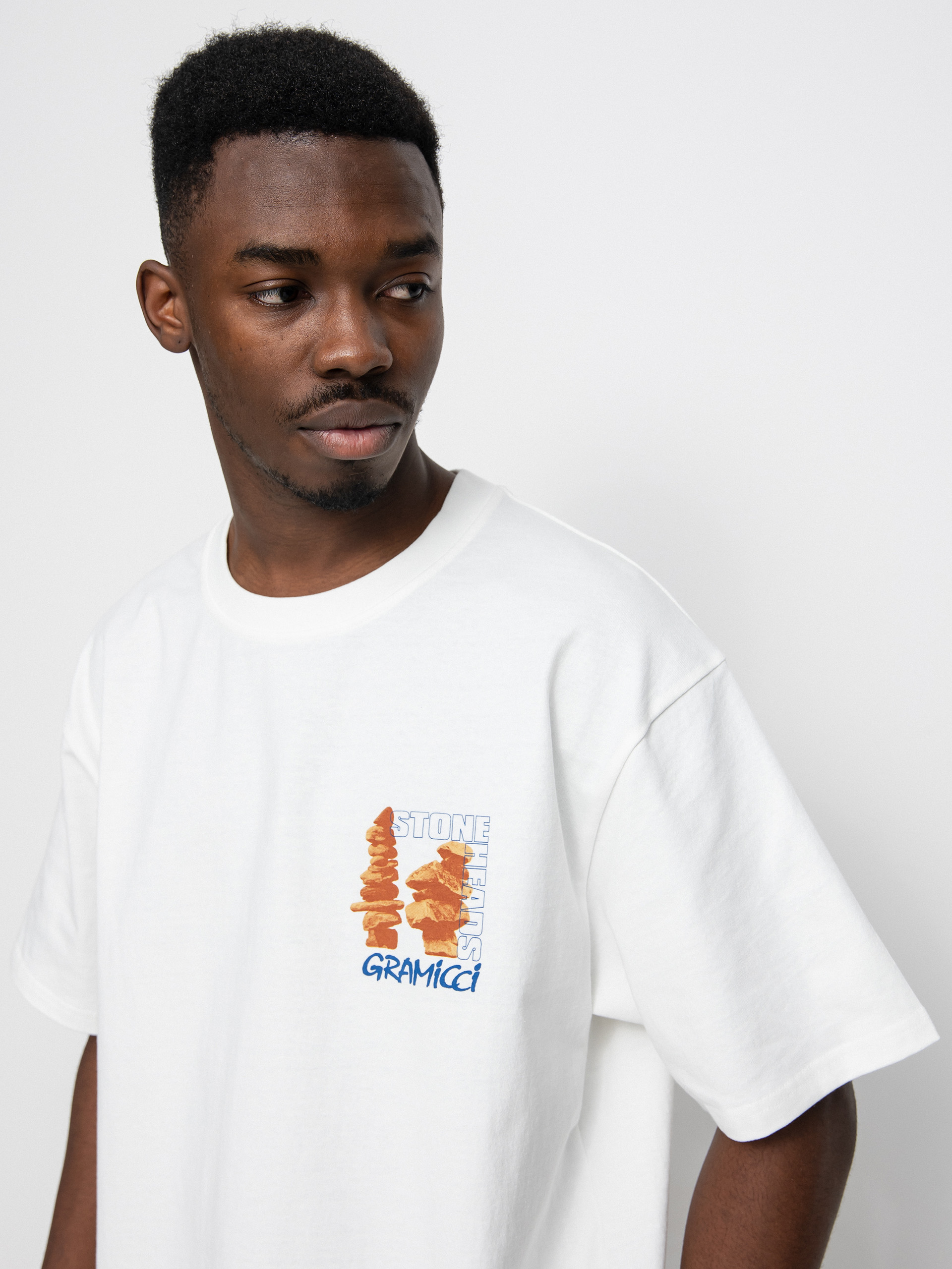 Gramicci Stoneheads póló (white)