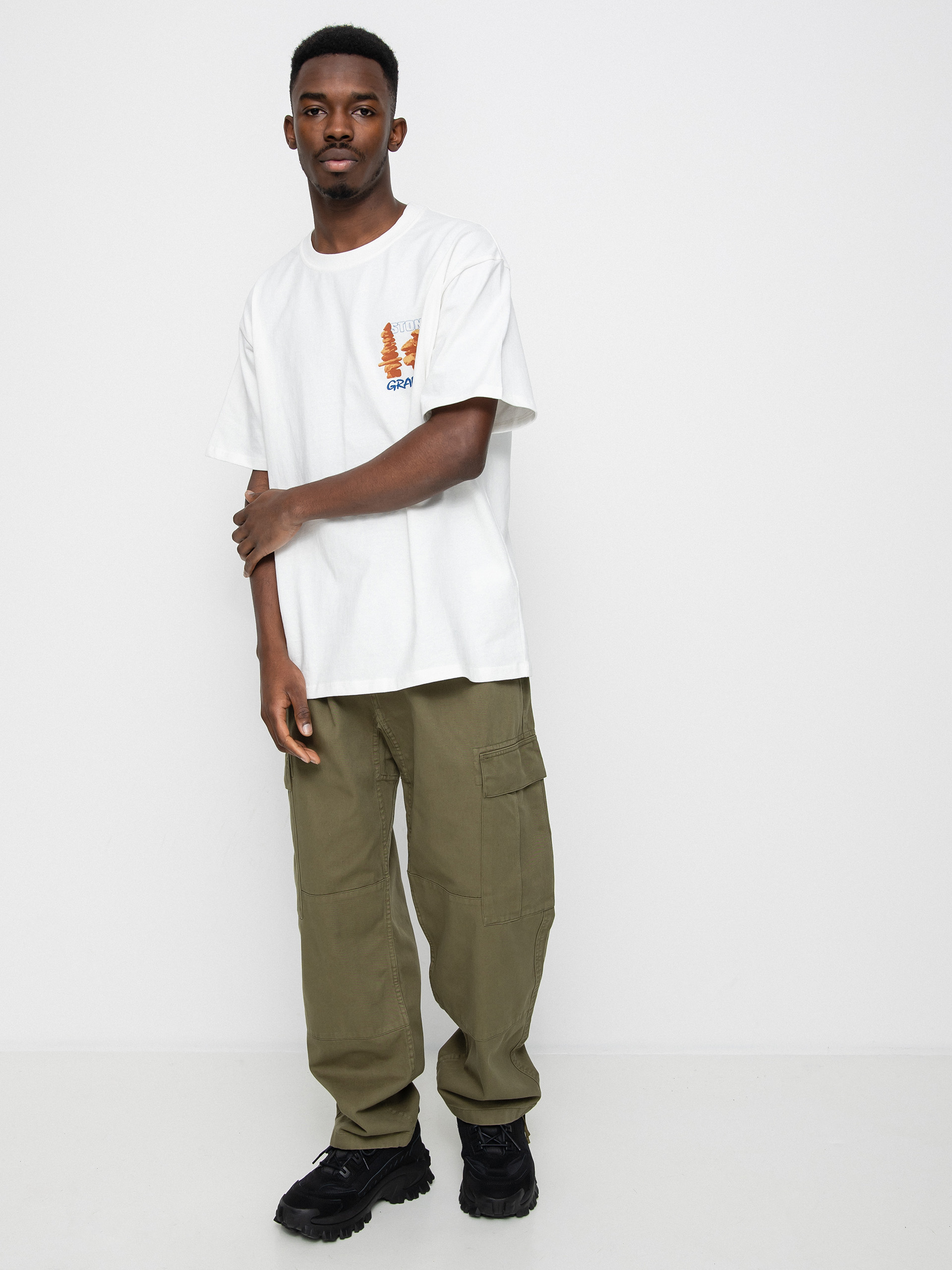 Gramicci Stoneheads póló (white)