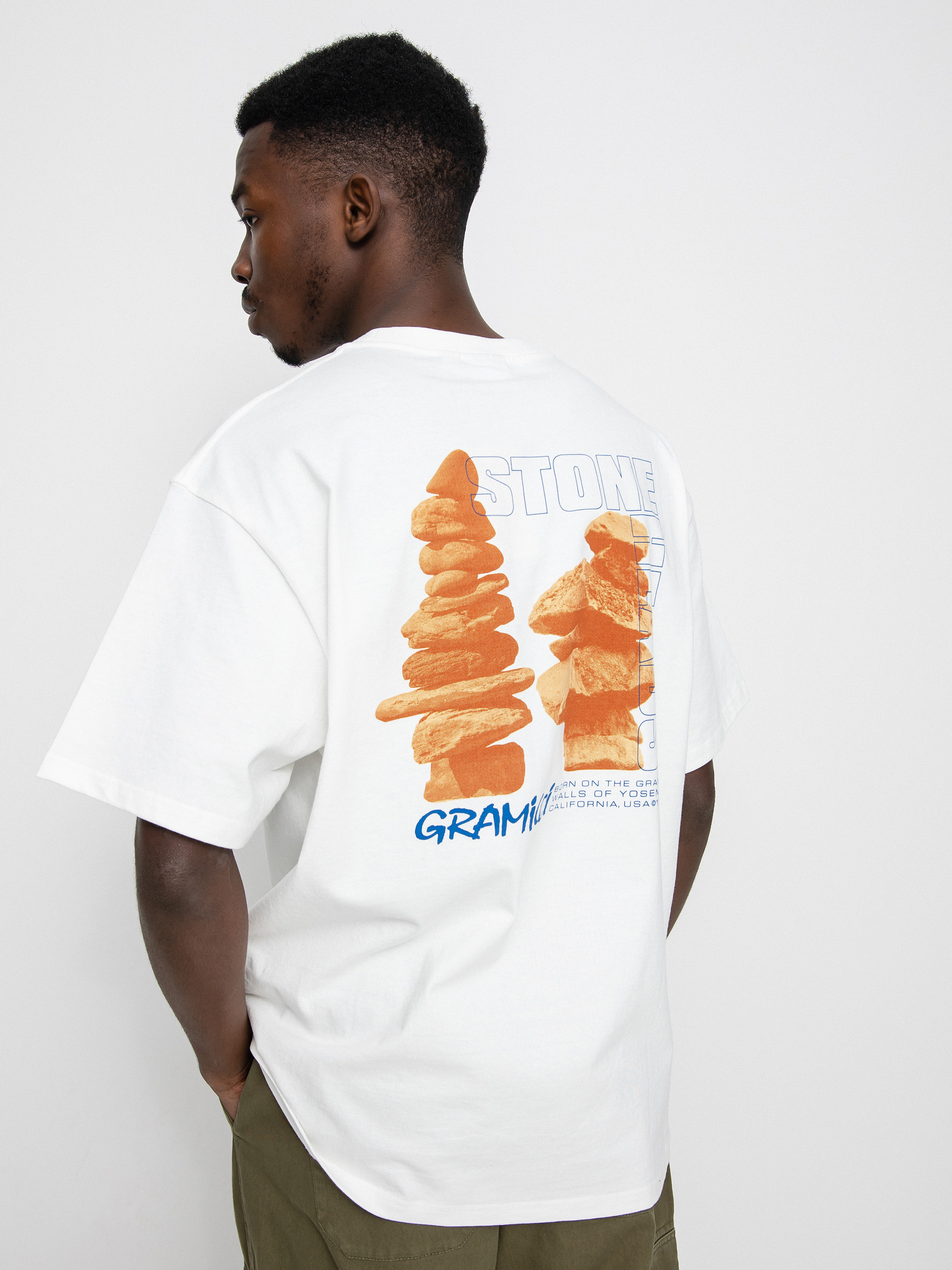 Gramicci Stoneheads póló (white)