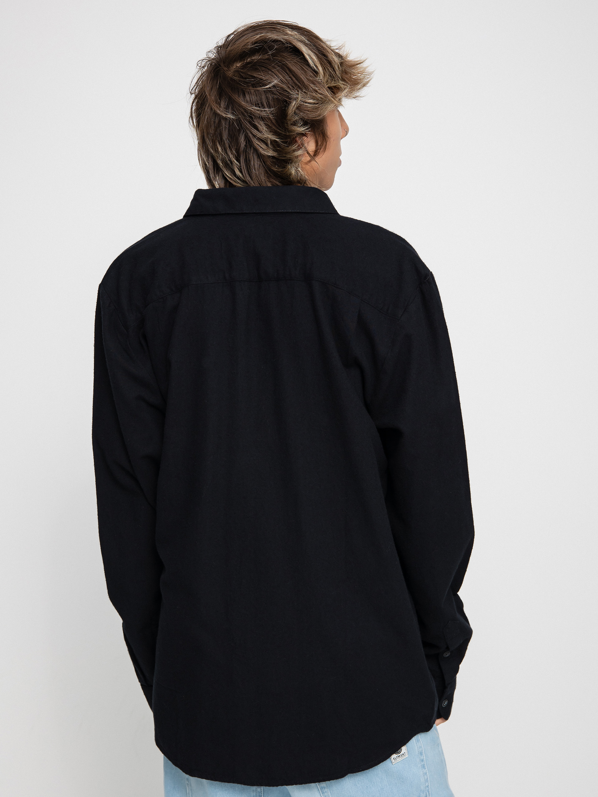 Volcom Caden Solid Ls Ing (black)