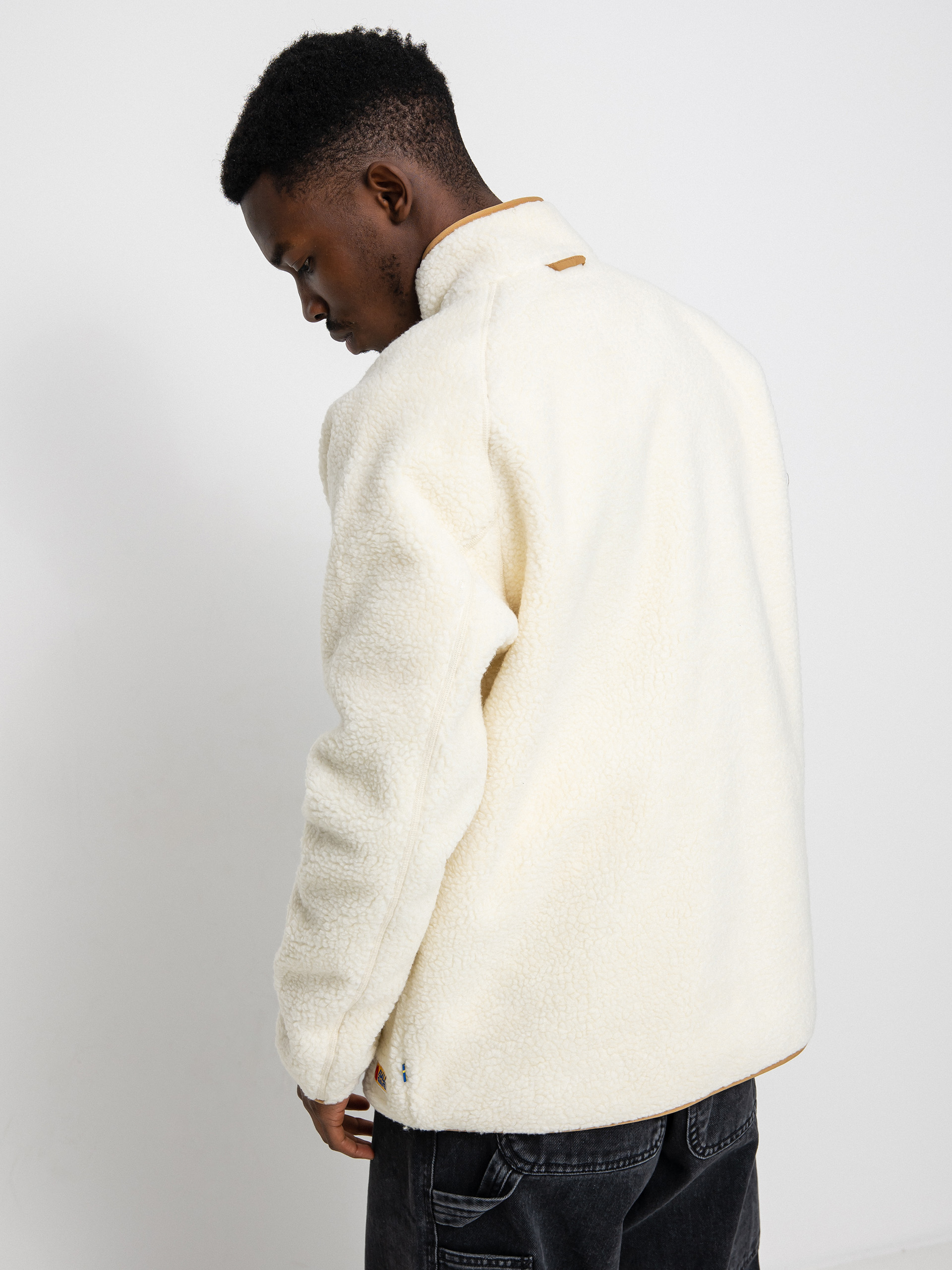 Férfi Fjallraven Vardag Pile Polár pulóver (chalk white)