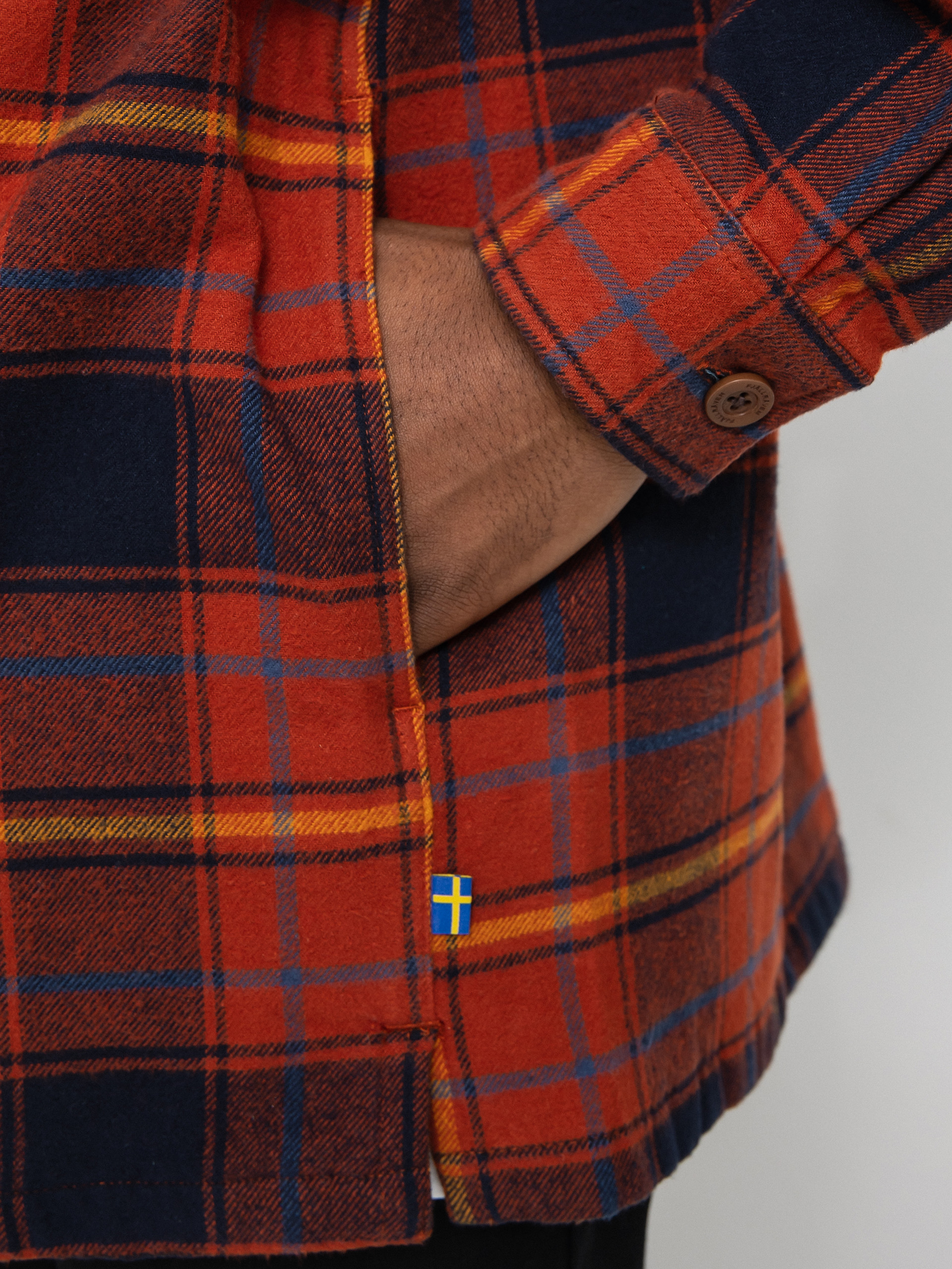 Fjallraven Ovik Lite Padded Ing (autumn leaf/dark navy)