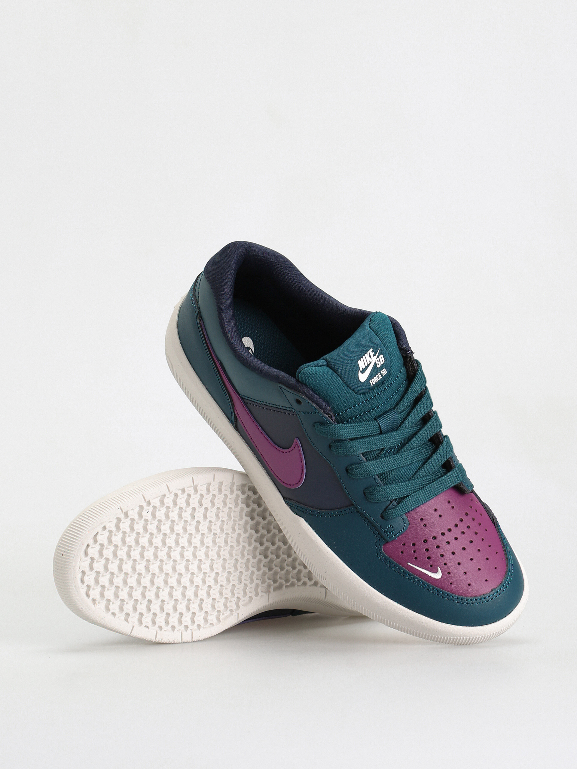 Nike SB Force 58 Premium Cipők (obsidian/viotech midnight turq phantom)