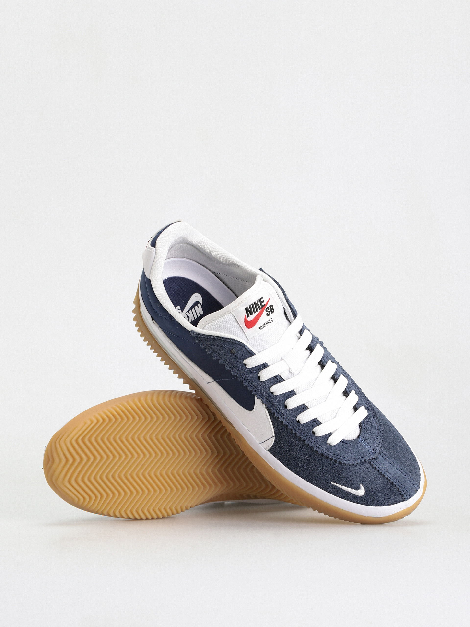 Nike SB Brsb Eco Cipők (navy/white navy university red)