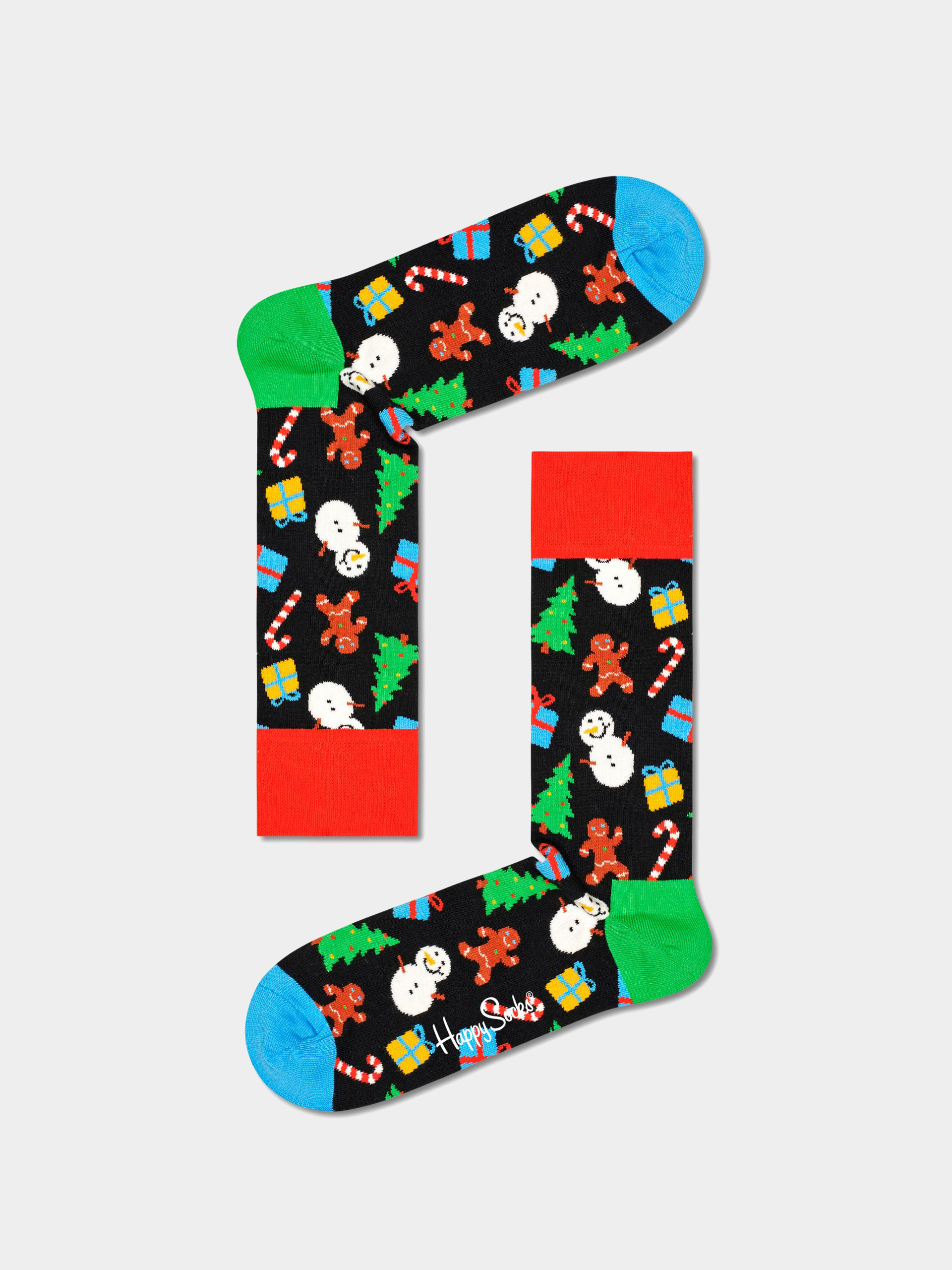 Happy Socks 2 Pack Big Dot Snowman Gift Box Zokni (multi)