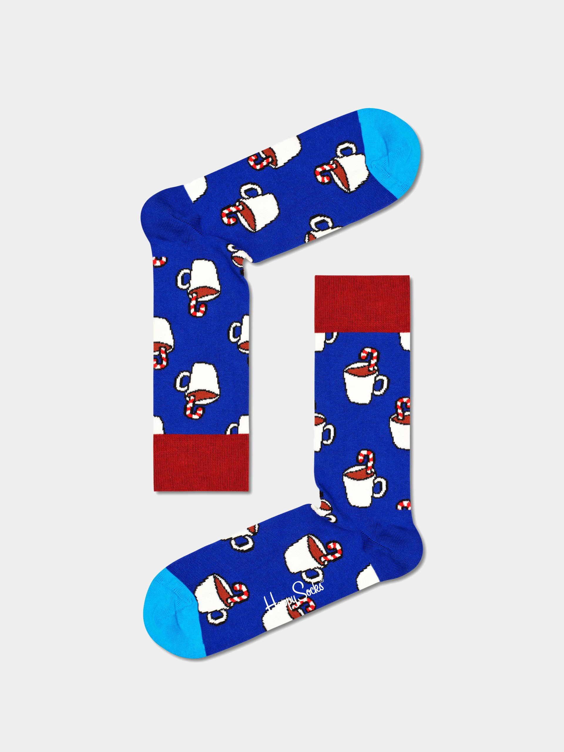 Happy Socks Candy Cane Cocoa Zokni (blue)