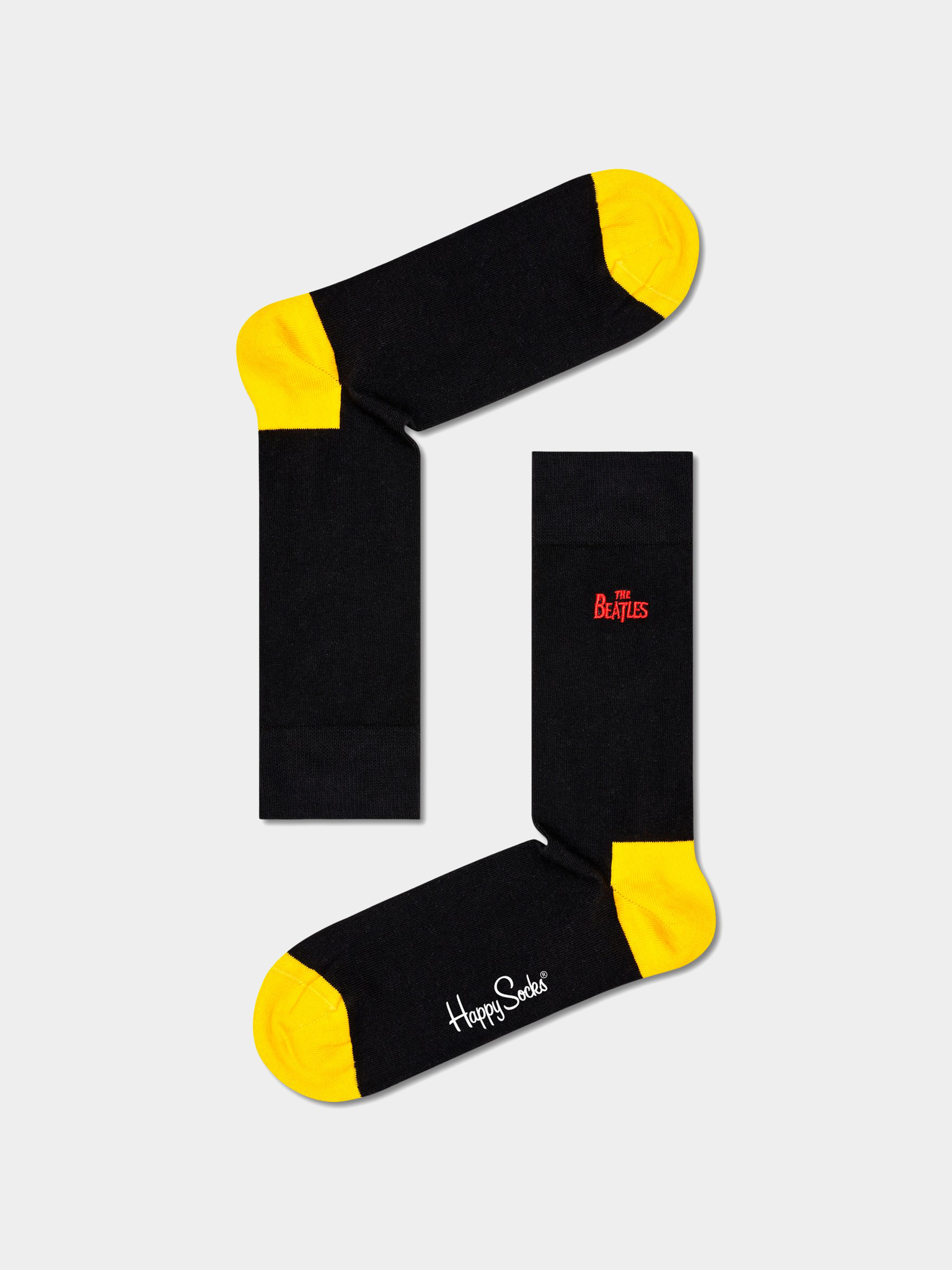 Happy Socks The Beatles Zokni (black/yellow)