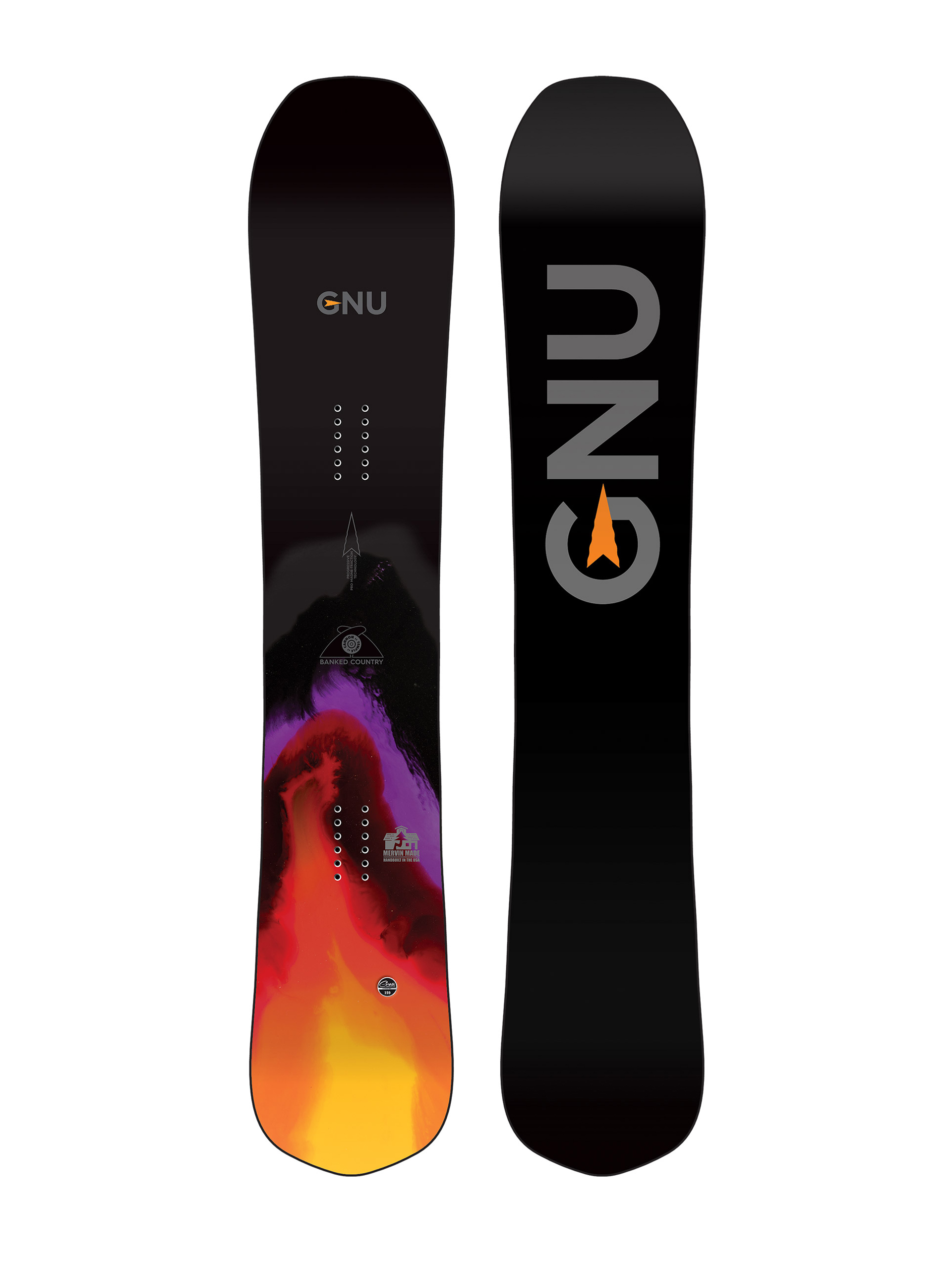 Férfi Gnu Banked Country Snowboard 