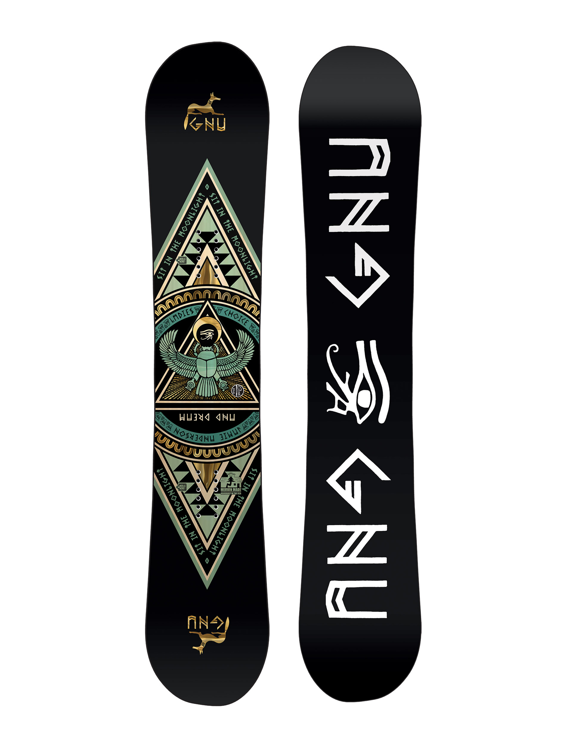 Női Gnu Ladies Choice Snowboard (black/white)