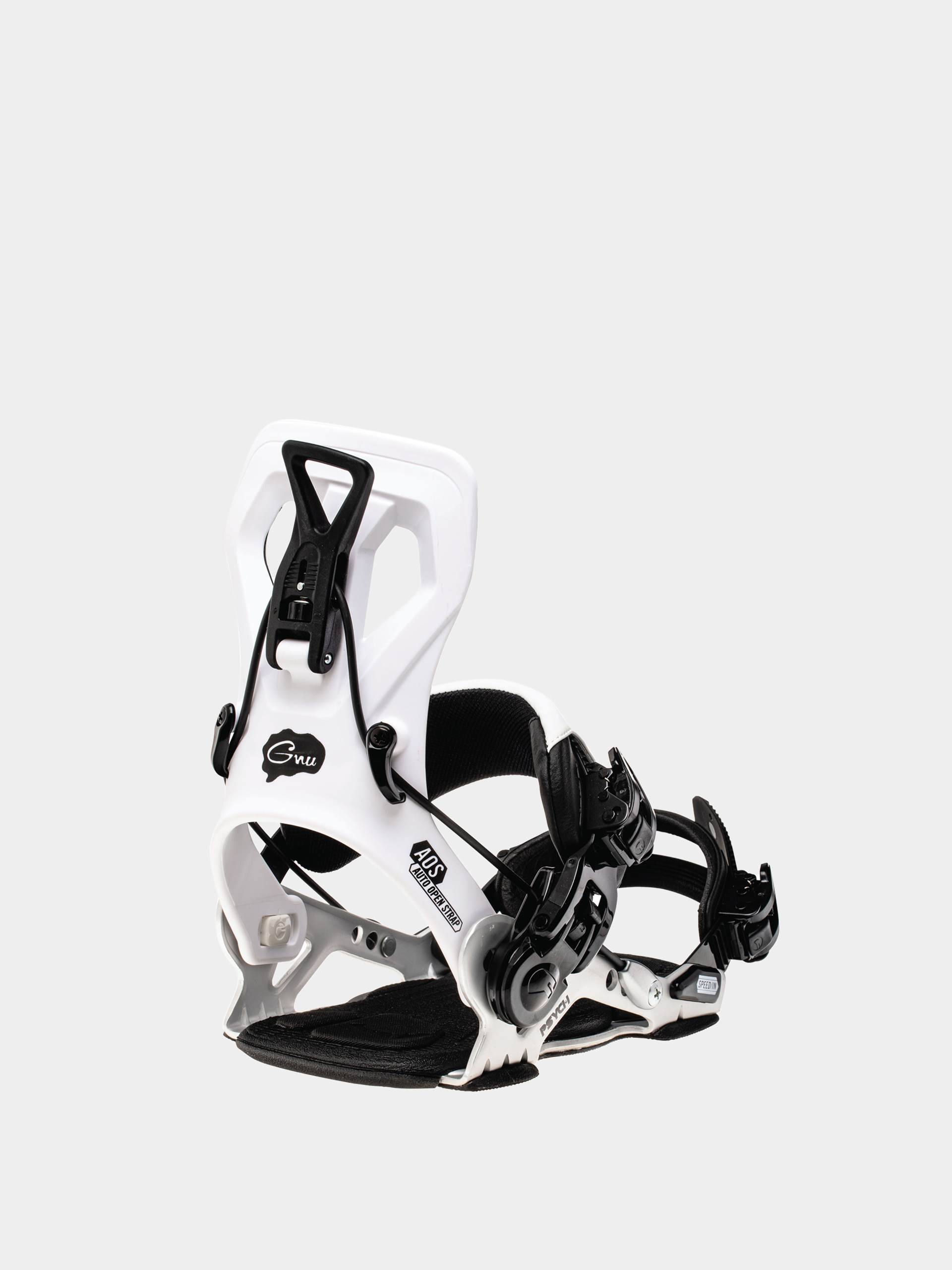 Férfi Gnu Psych Snowboard kötés (white)