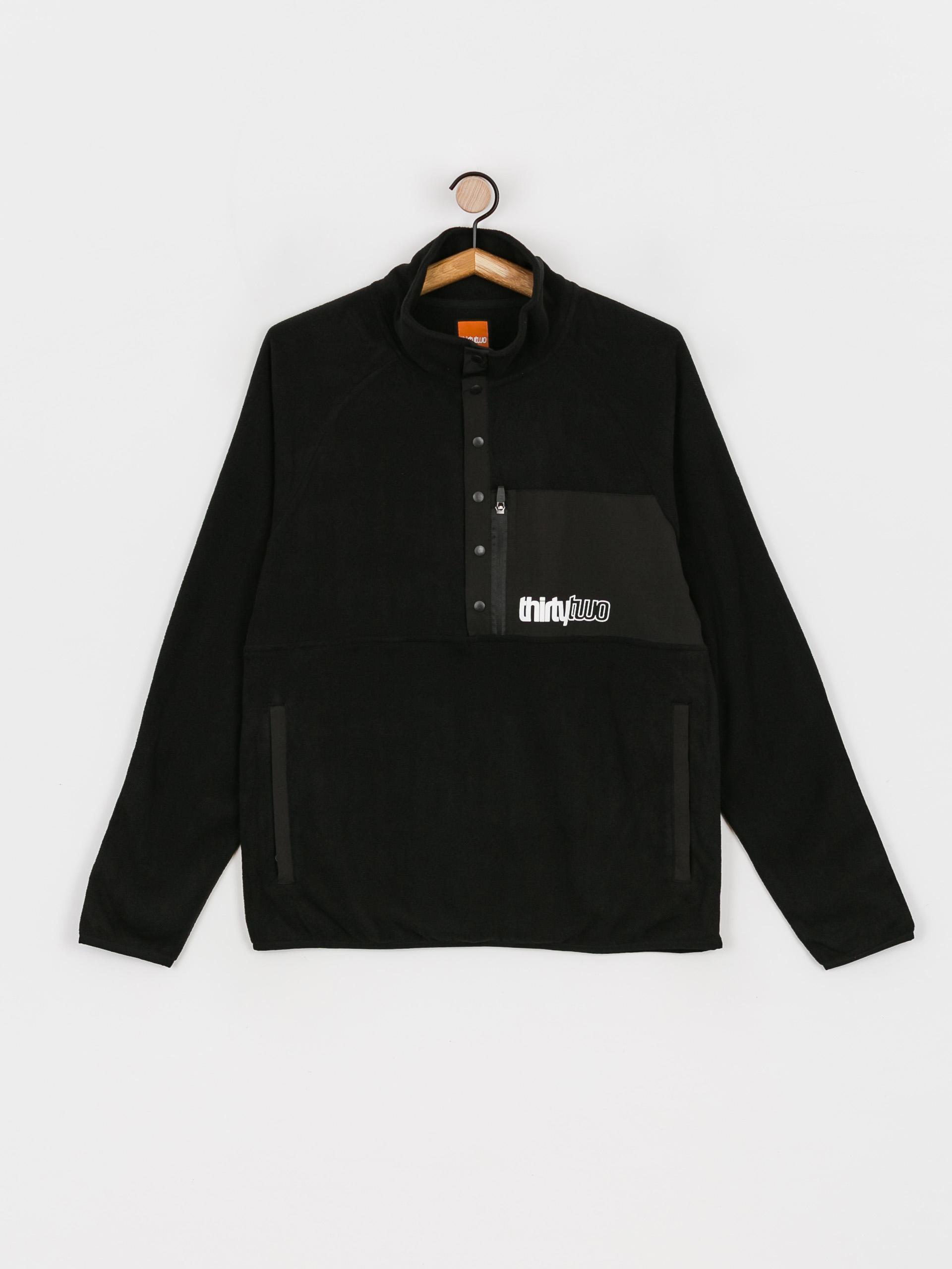 Férfi ThirtyTwo Rest Stop Anorak HD Thermo pulóver (black)