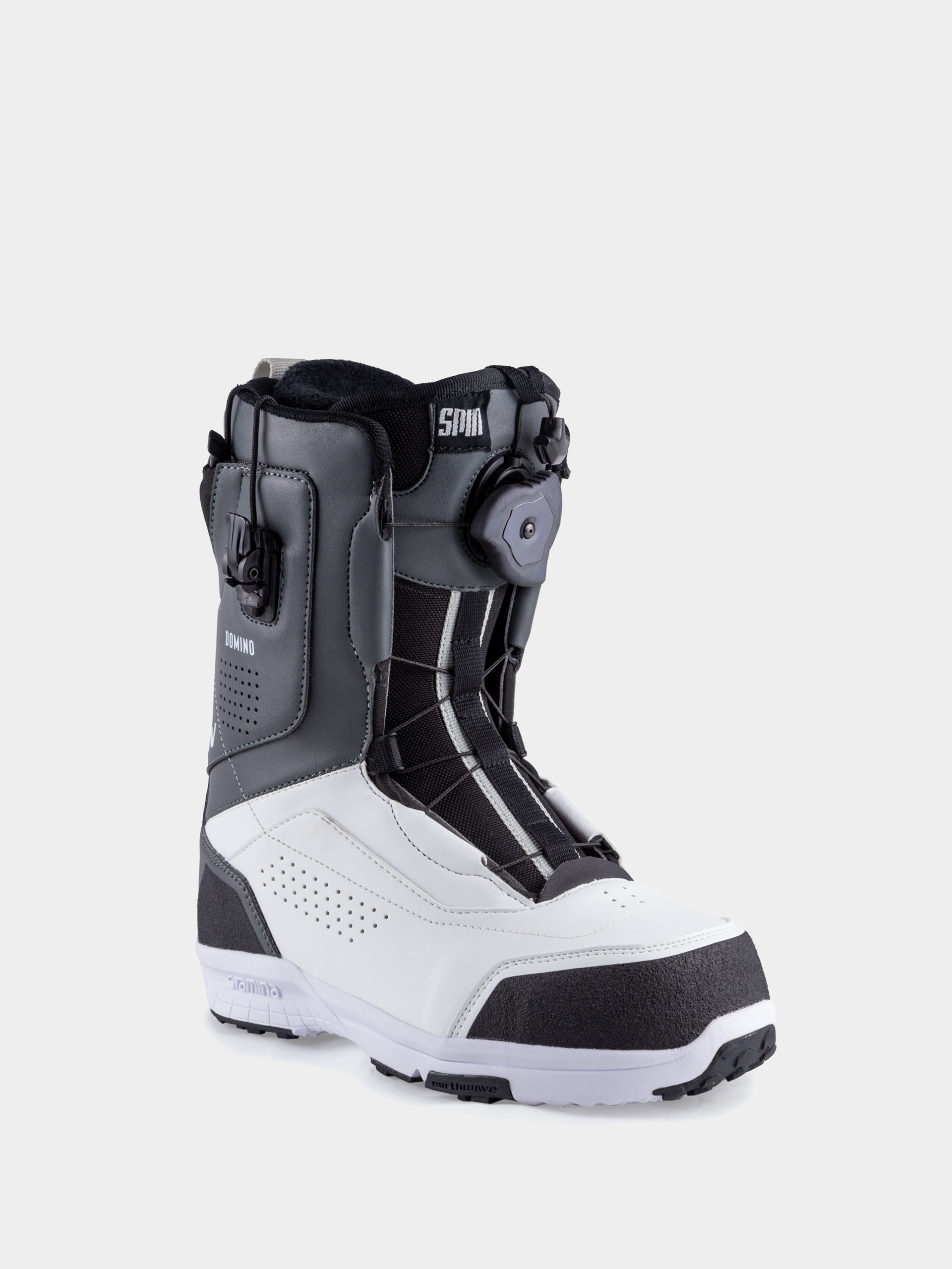 Női Northwave Domino Hybrid Snowboard cipők (white/dark grey)