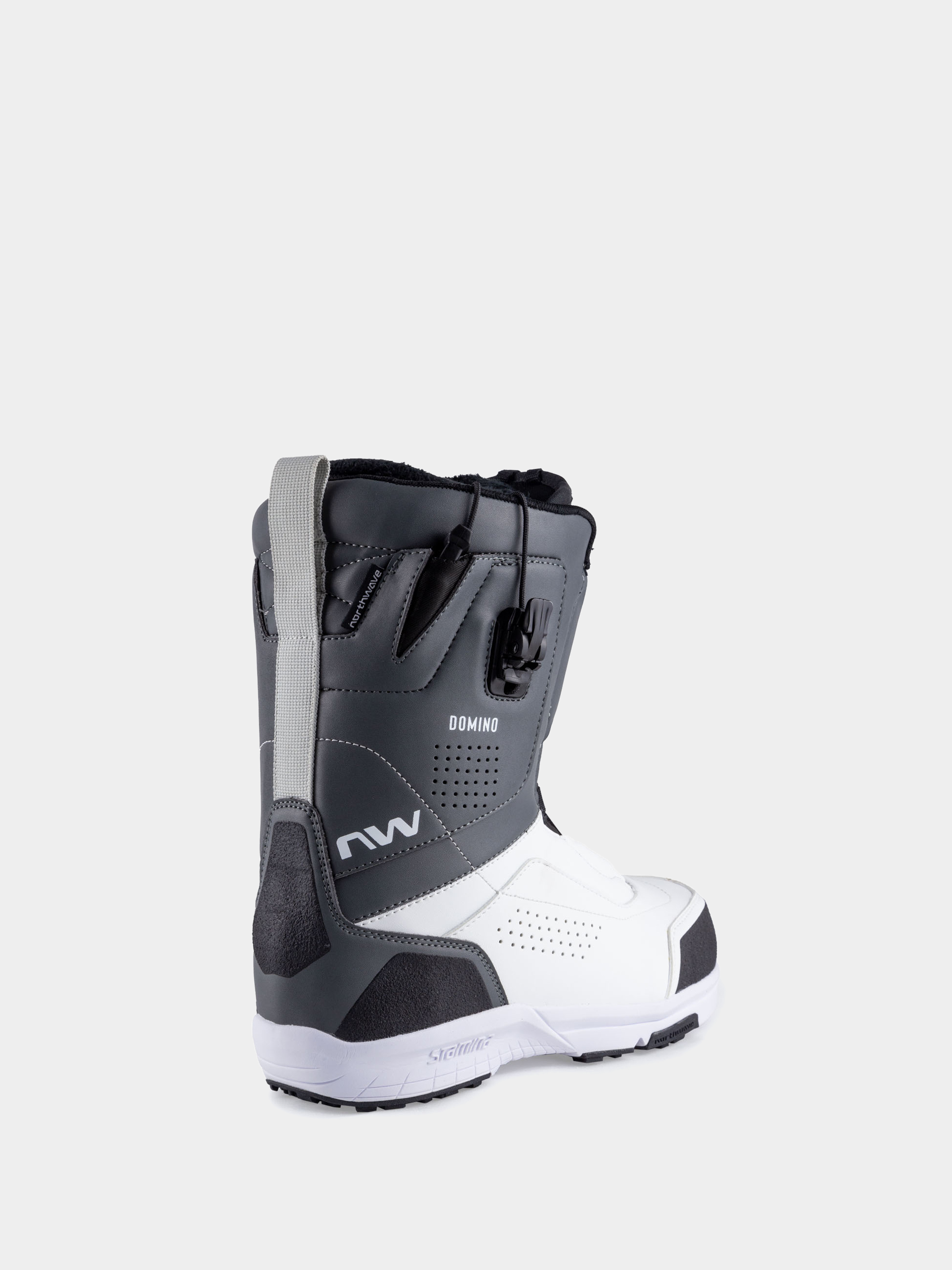 Női Northwave Domino Hybrid Snowboard cipők (white/dark grey)