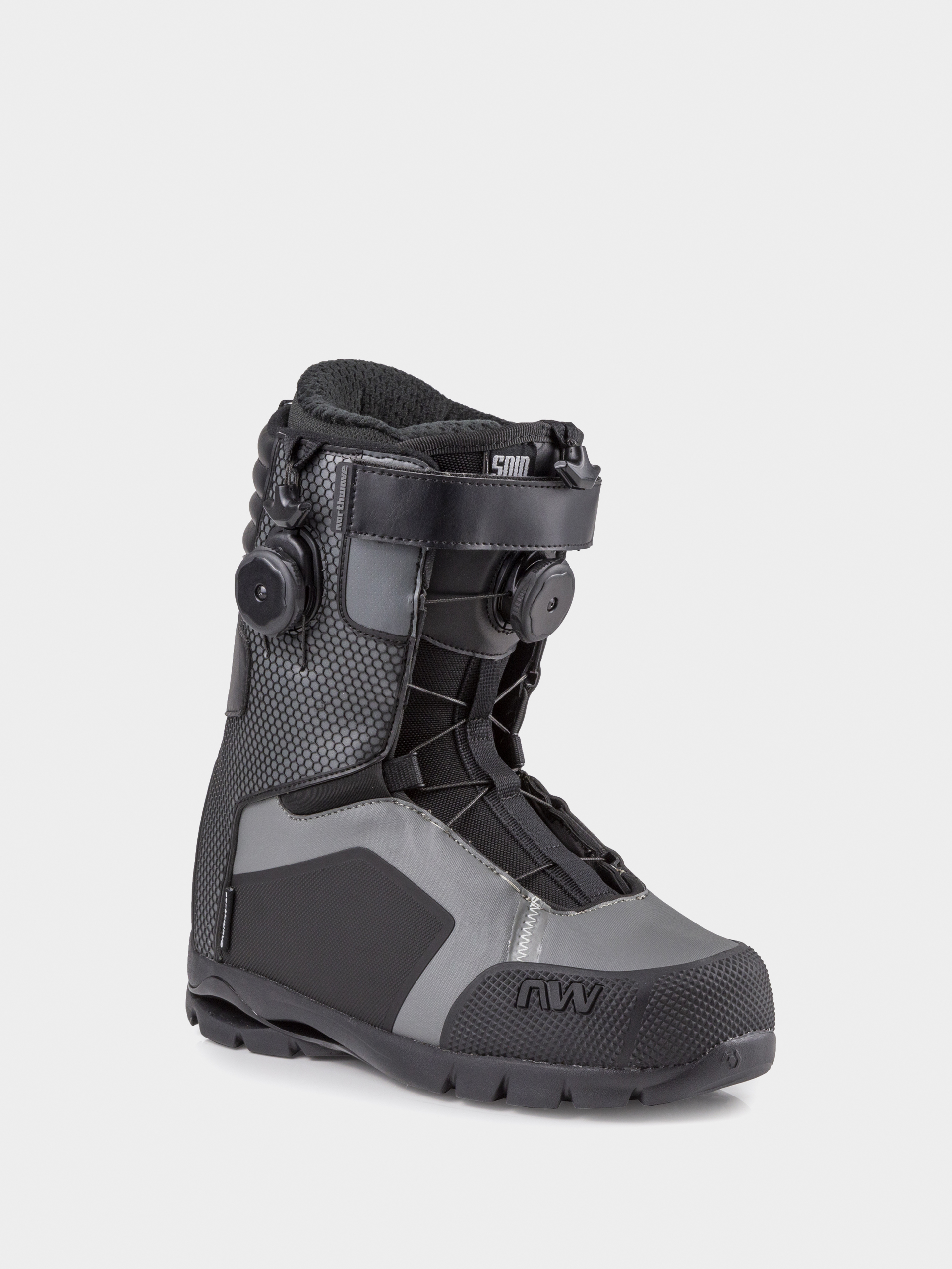 Férfi Northwave Domain 2 Spin Snowboard cipők (black/dark grey)