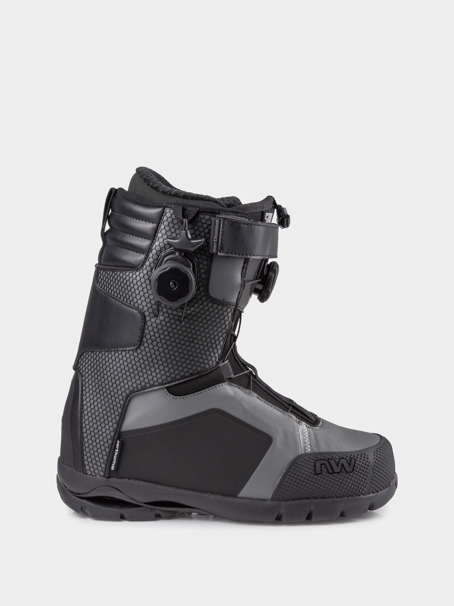 Férfi Northwave Domain 2 Spin Snowboard cipők (black/dark grey)