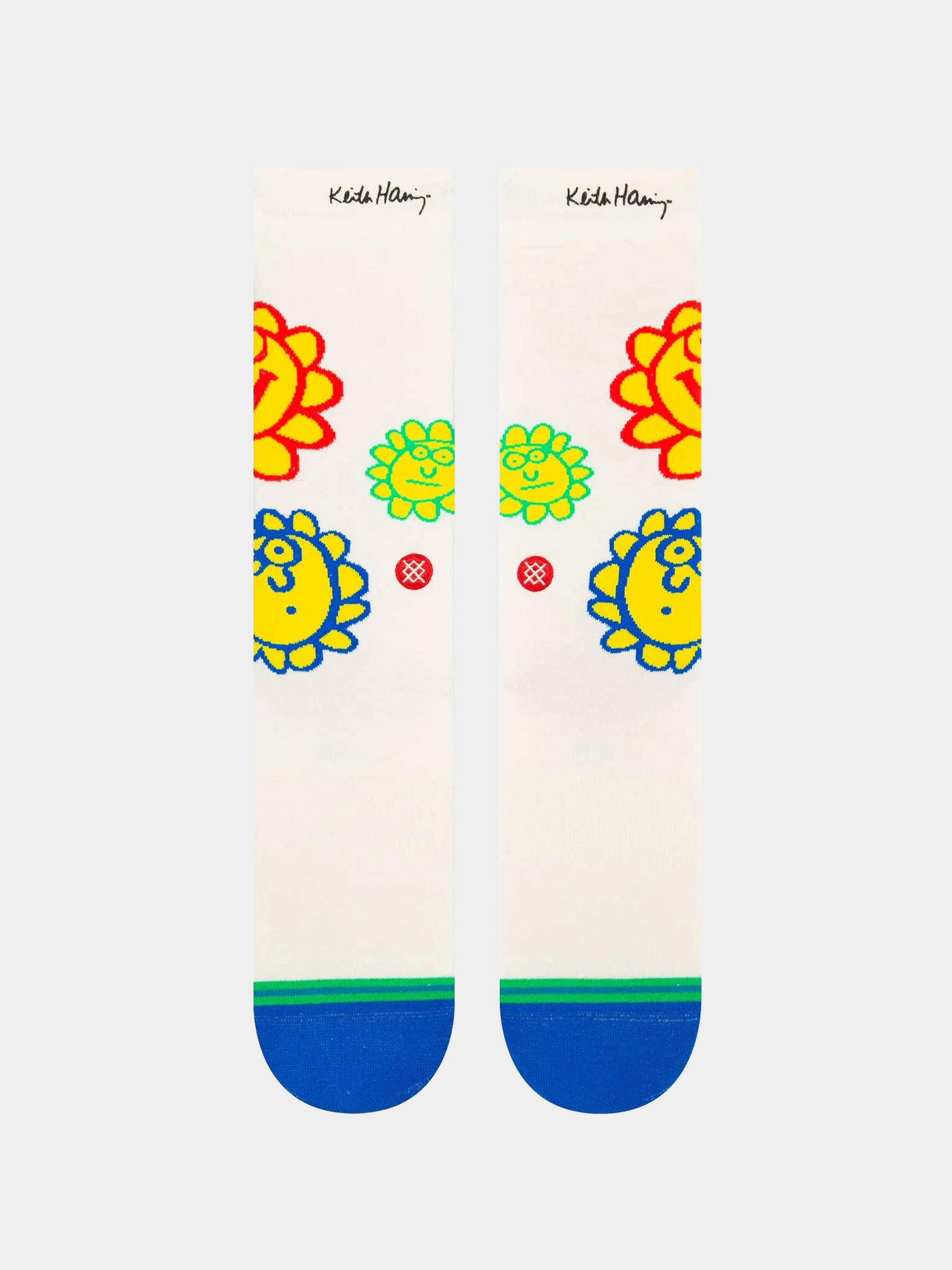 Stance Happy Fields Zokni (off white)