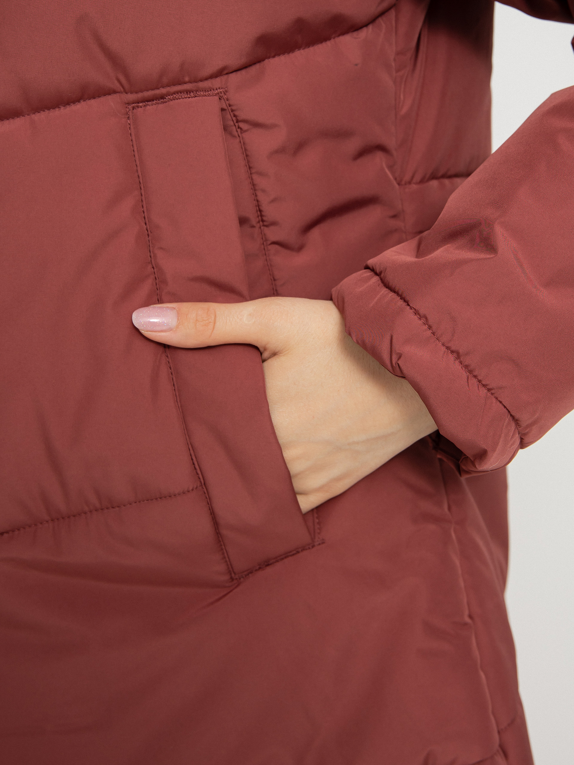 Iriedaily Paddie Coat Kabát Wmn (earth red)