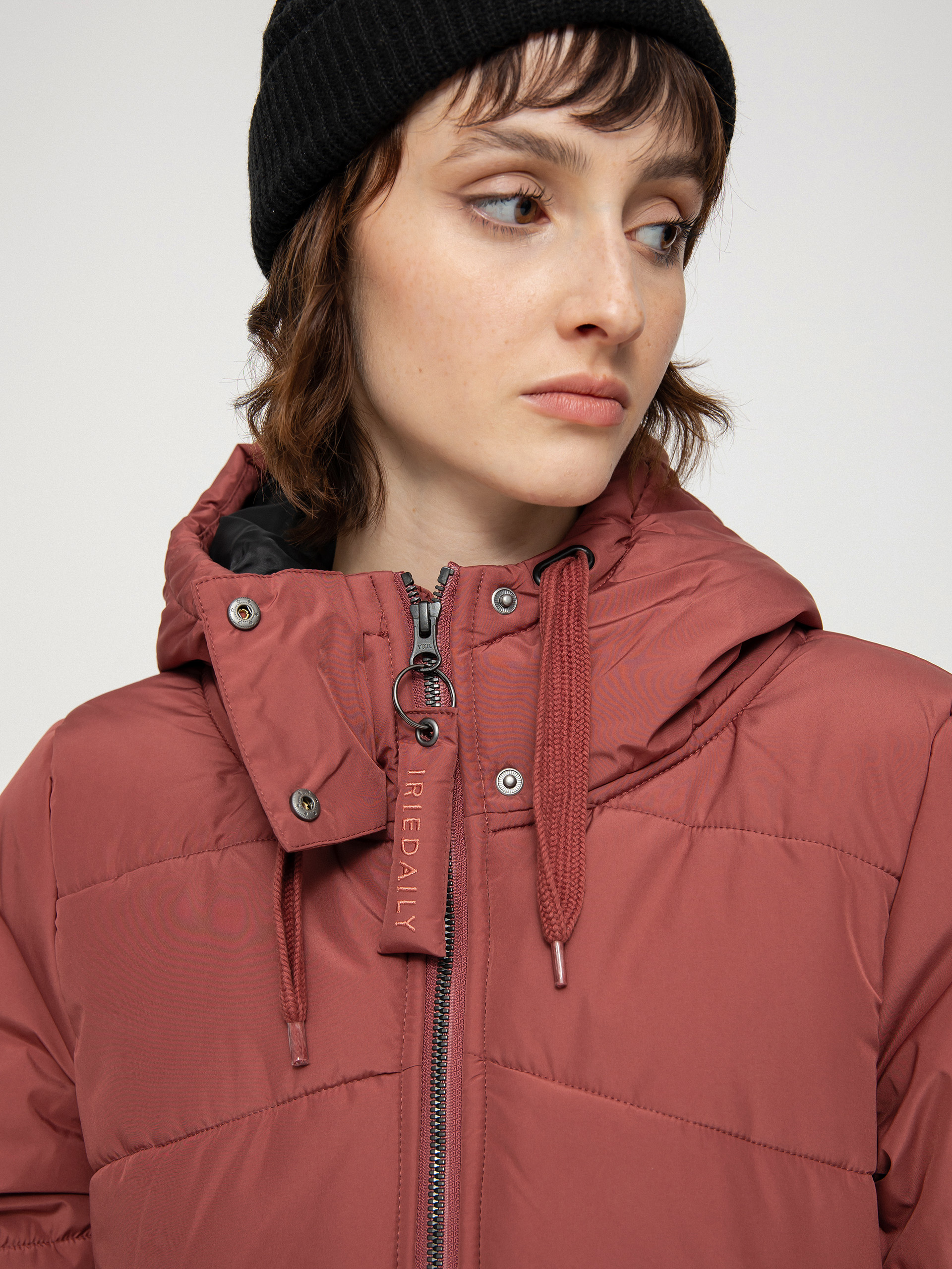Iriedaily Paddie Coat Kabát Wmn (earth red)