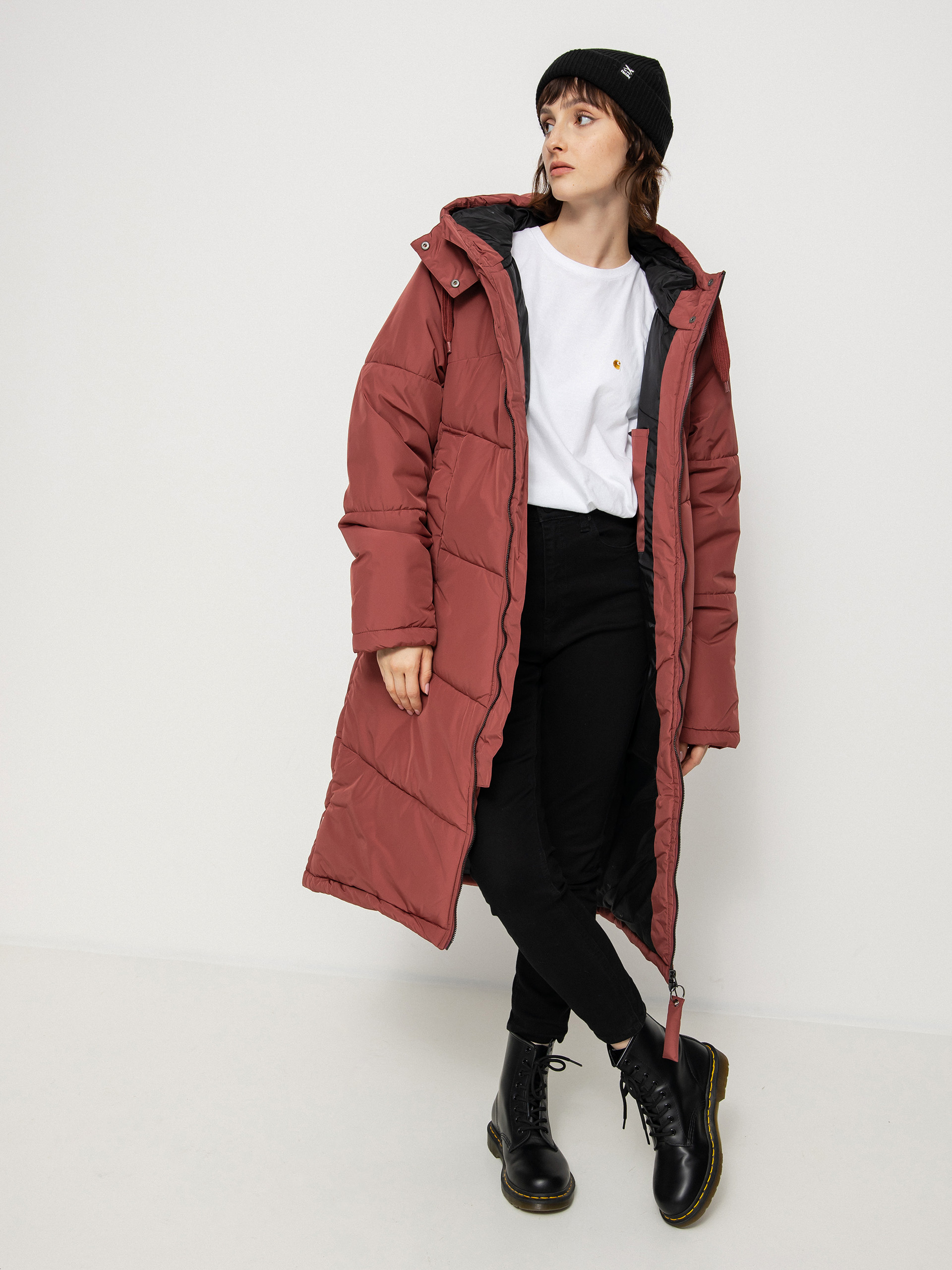 Iriedaily Paddie Coat Kabát Wmn (earth red)