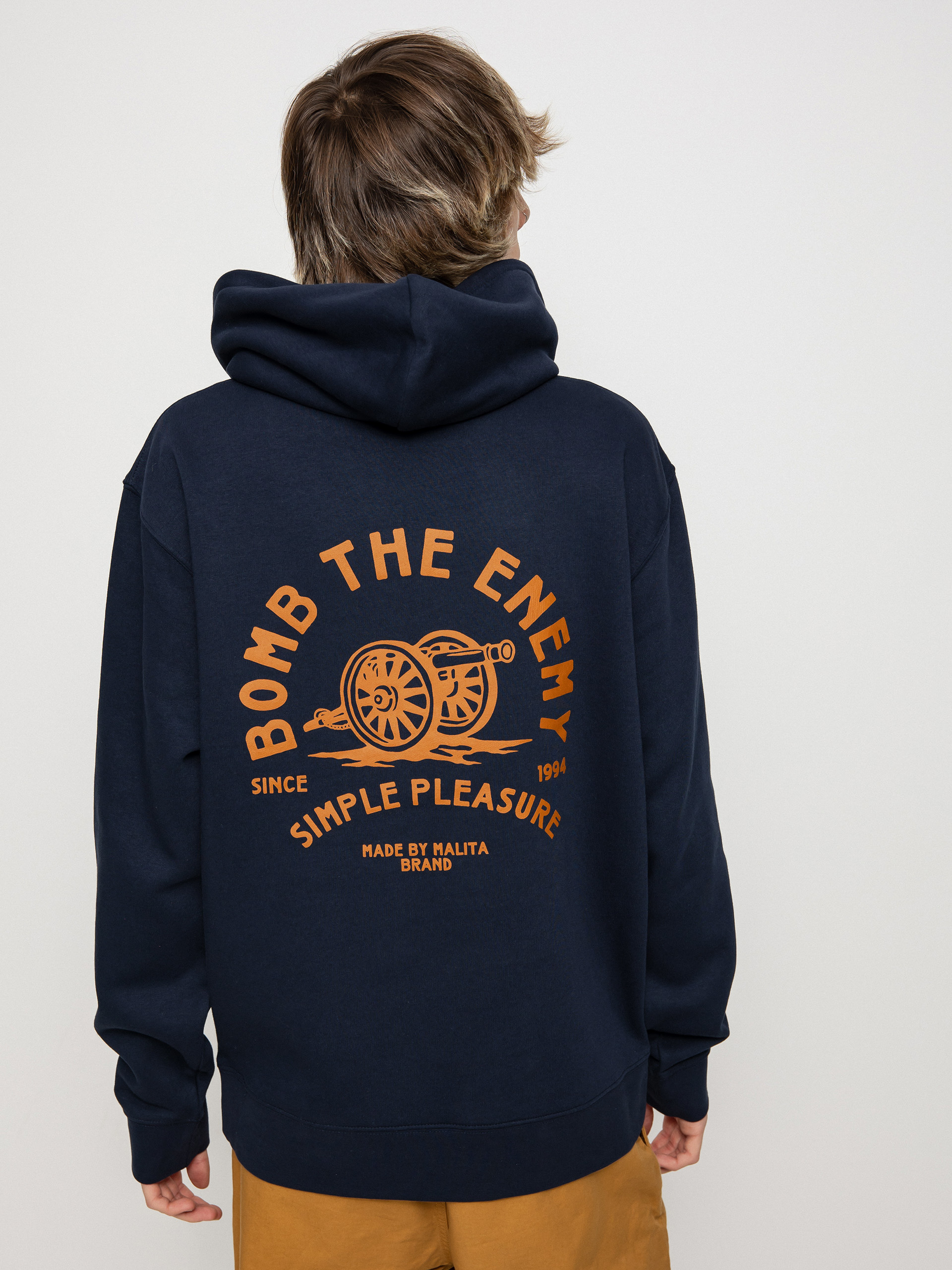 Malita Bomb HD Kapucnis pulóver (navy)