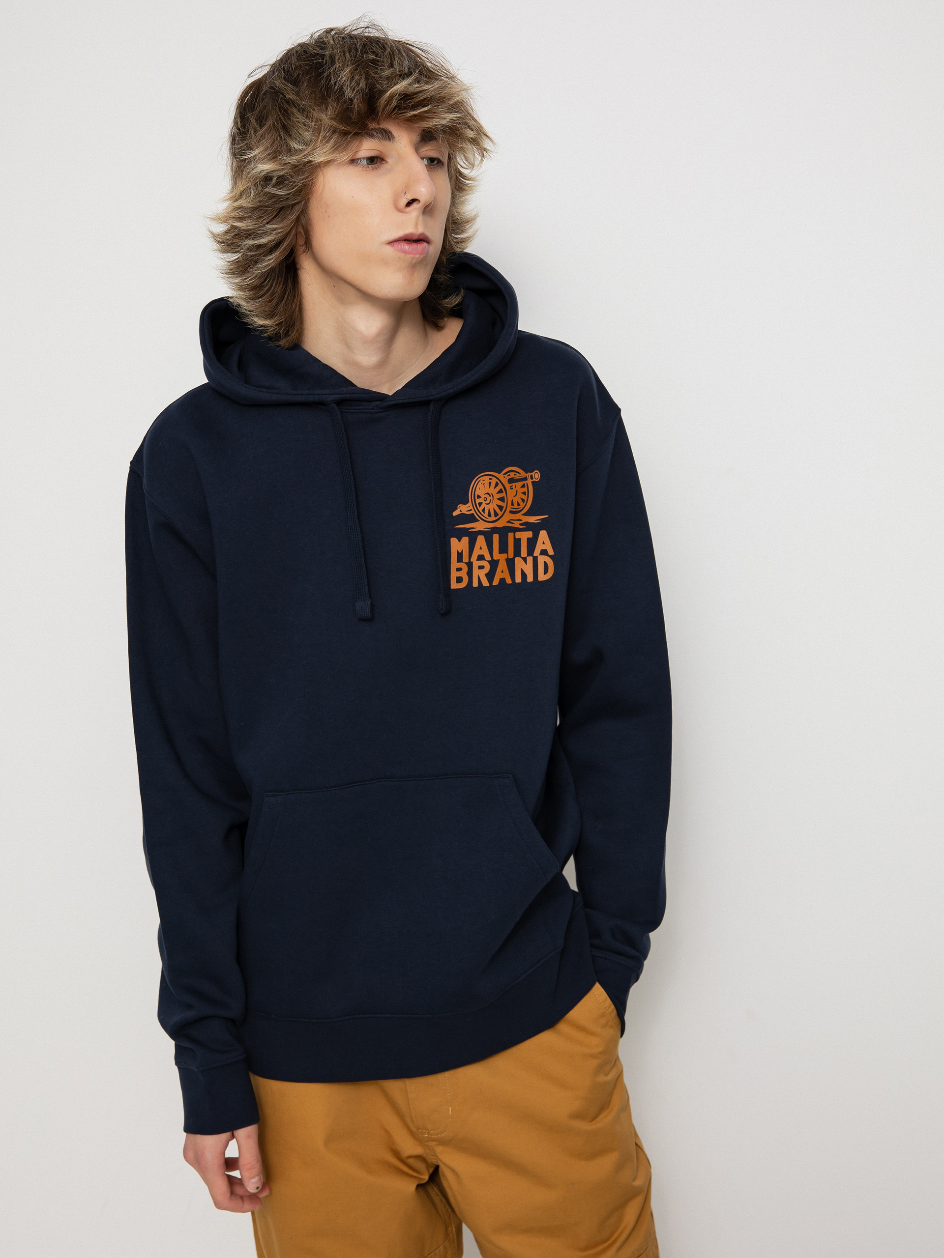 Malita Bomb HD Kapucnis pulóver (navy)