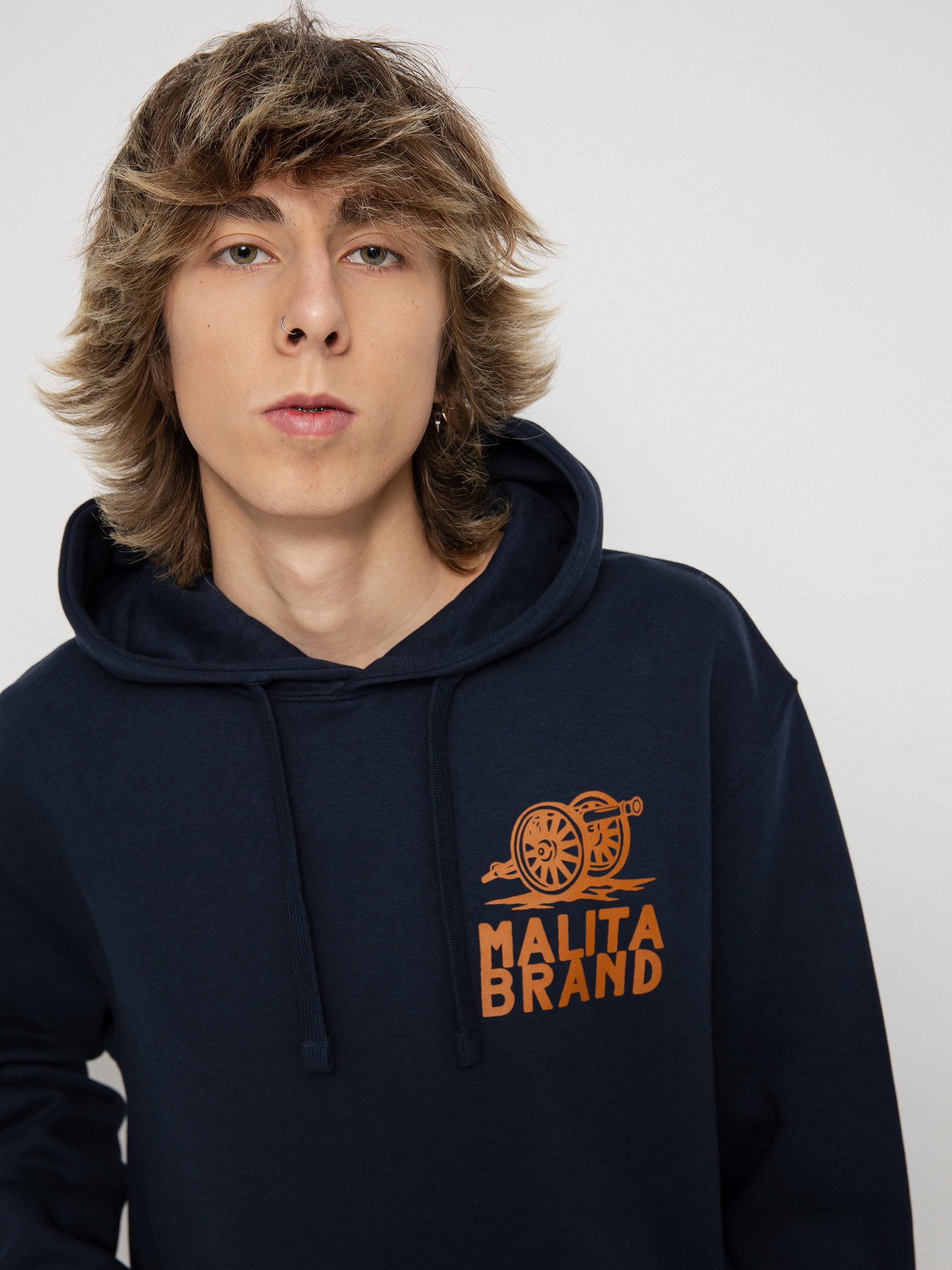 Malita Bomb HD Kapucnis pulóver (navy)