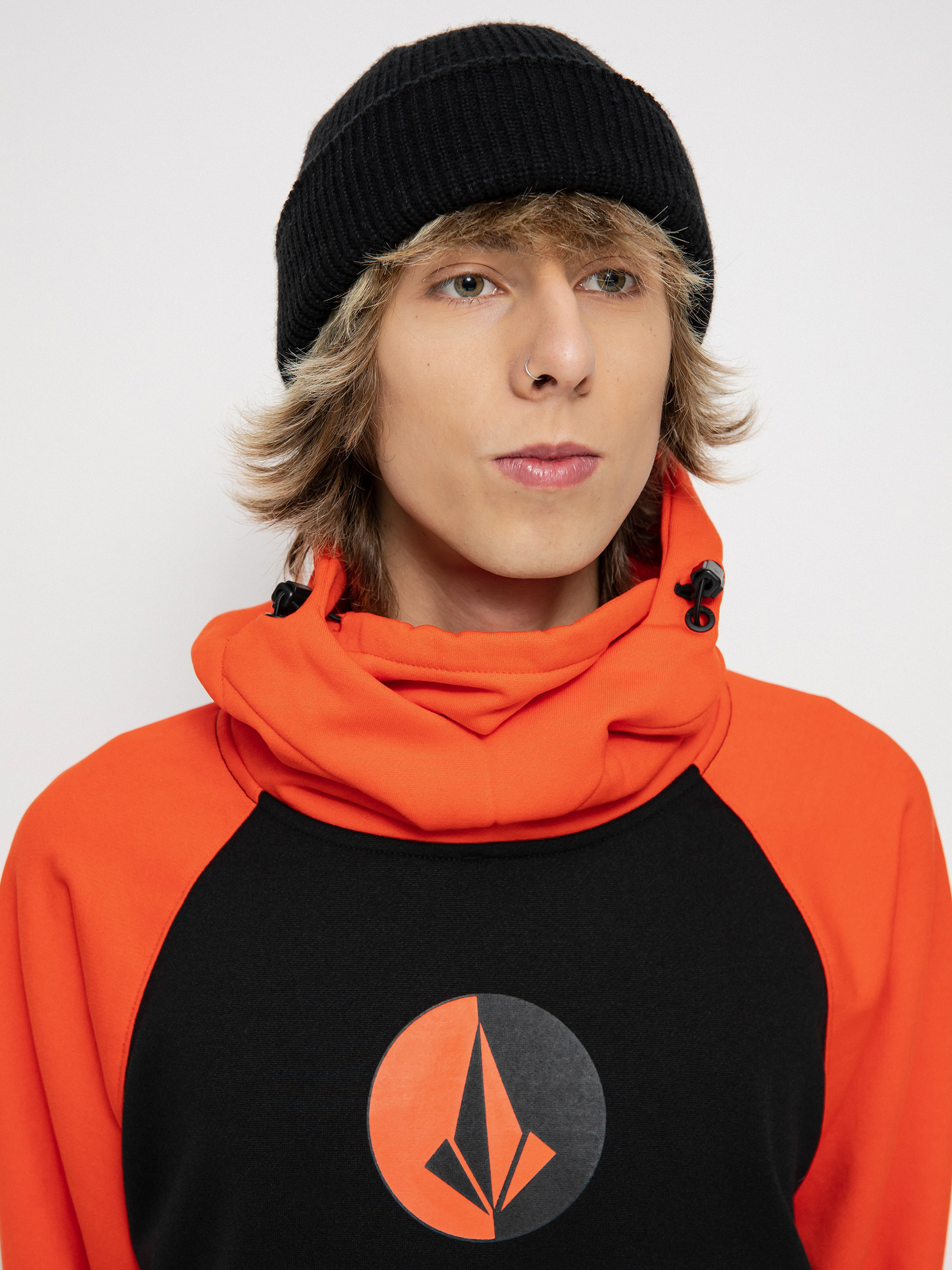 Férfi Volcom Hydro Riding HD Thermo pulóver (orange shock)