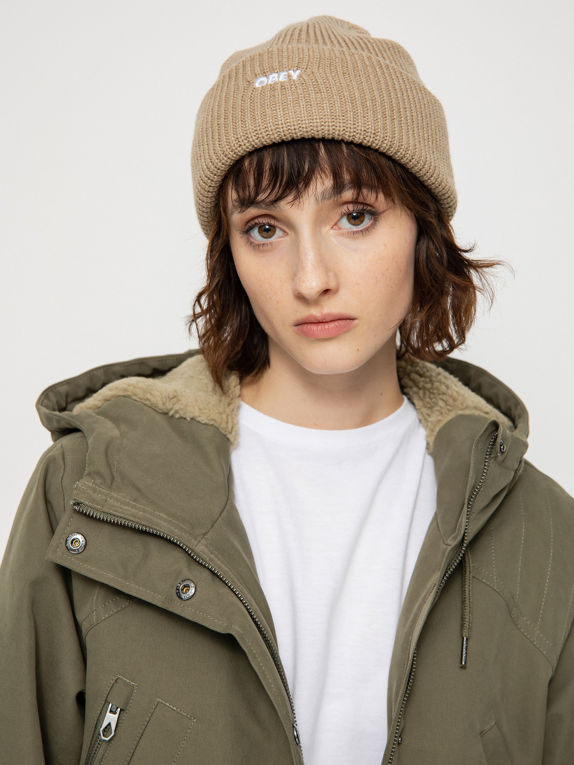Volcom Walk On By 5K Parka Dzseki Wmn (army green combo)