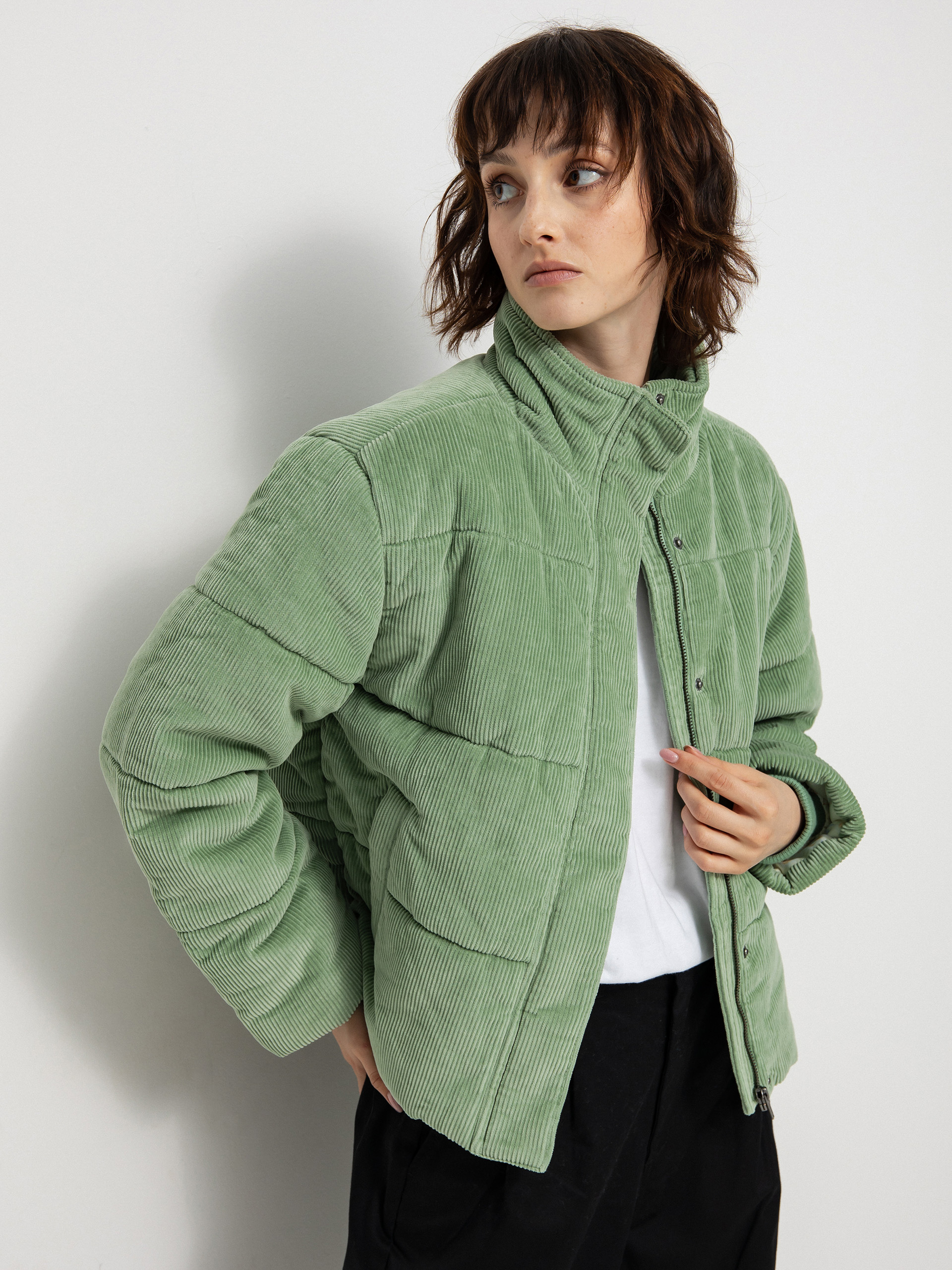 RVCA Eezeh Puffer Dzseki Wmn (basil)
