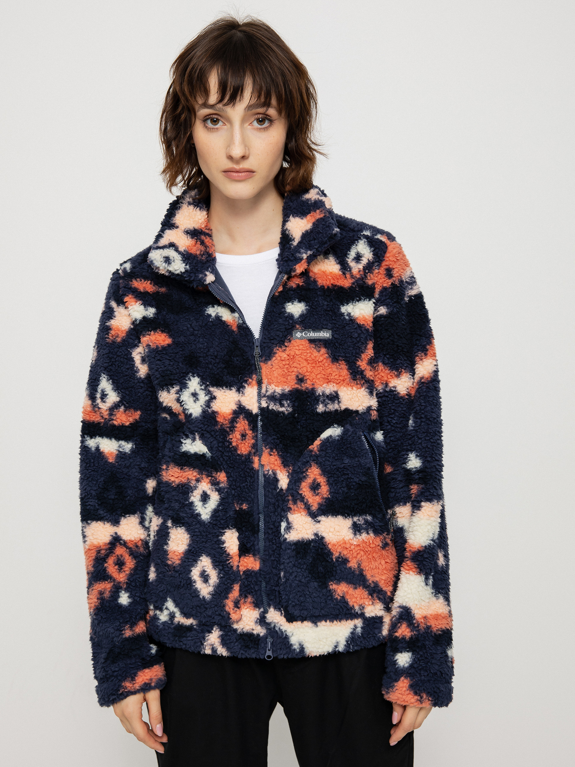 Női Columbia Winter Pass Sherpa FZ Polár pulóver (nocturnal rocky)