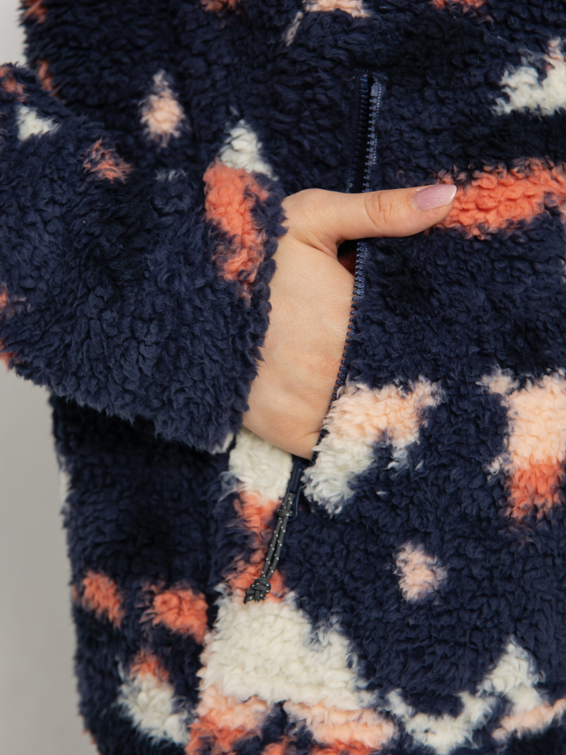 Női Columbia Winter Pass Sherpa FZ Polár pulóver (nocturnal rocky)