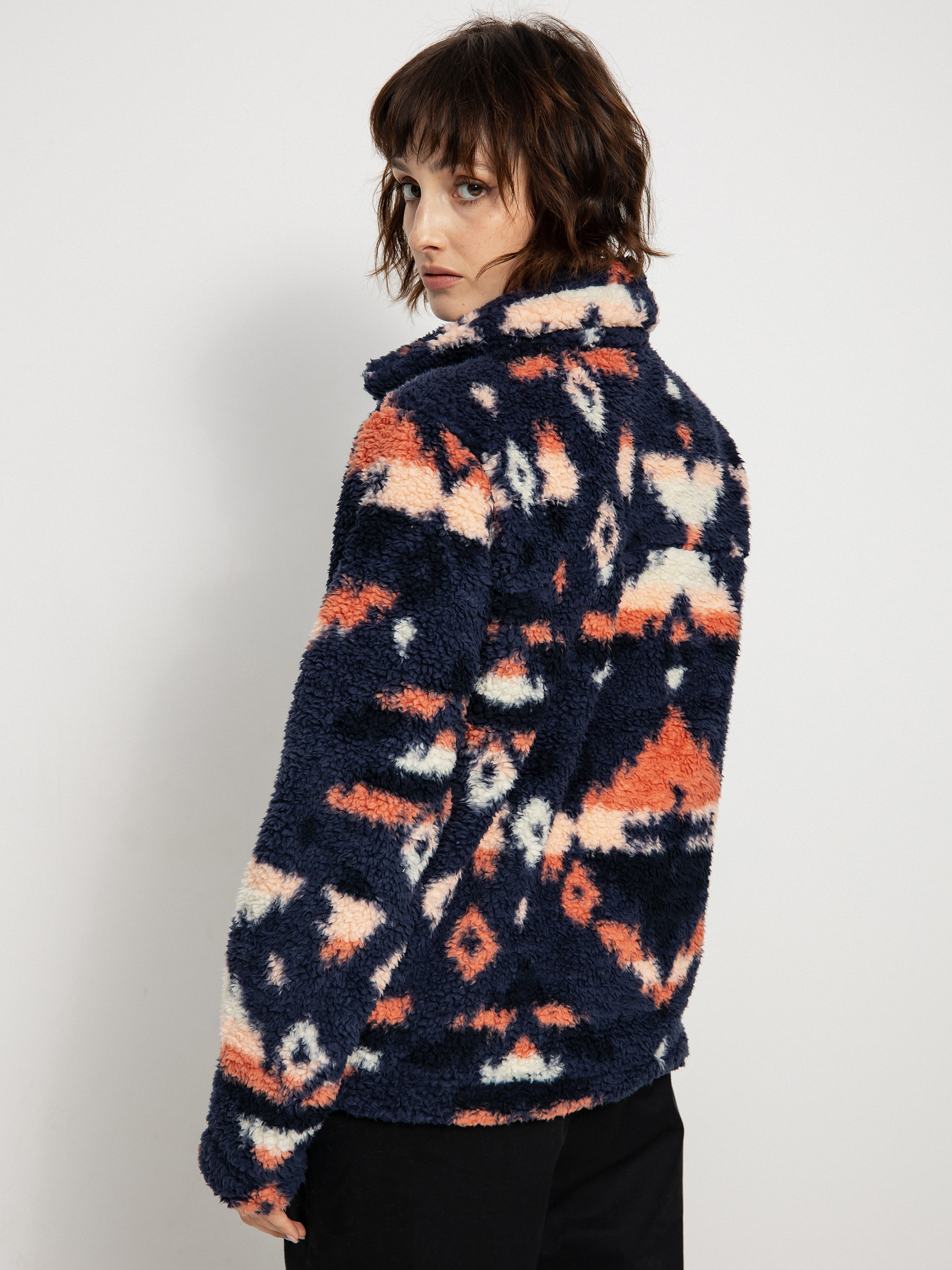 Női Columbia Winter Pass Sherpa FZ Polár pulóver (nocturnal rocky)