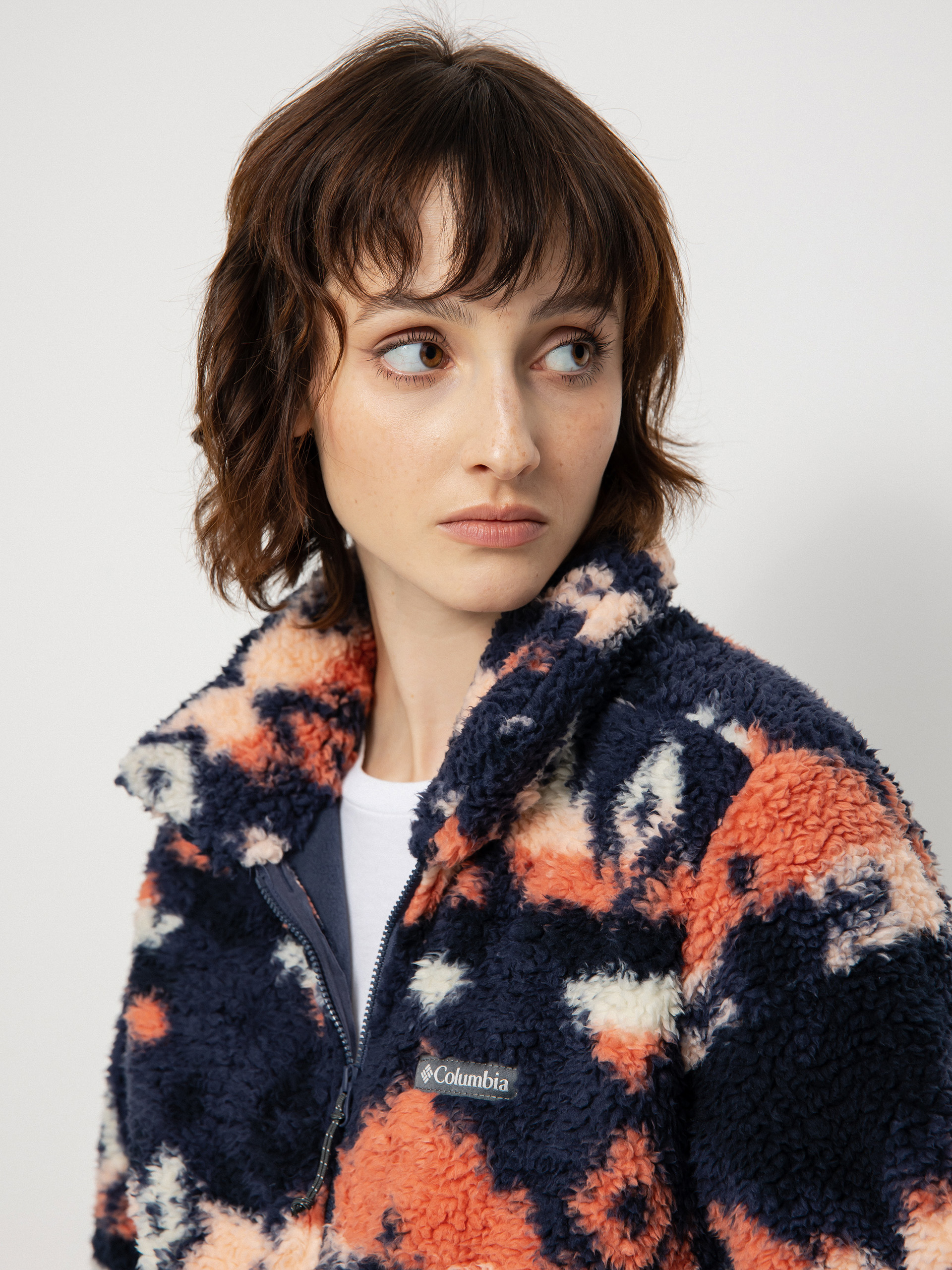 Női Columbia Winter Pass Sherpa FZ Polár pulóver (nocturnal rocky)