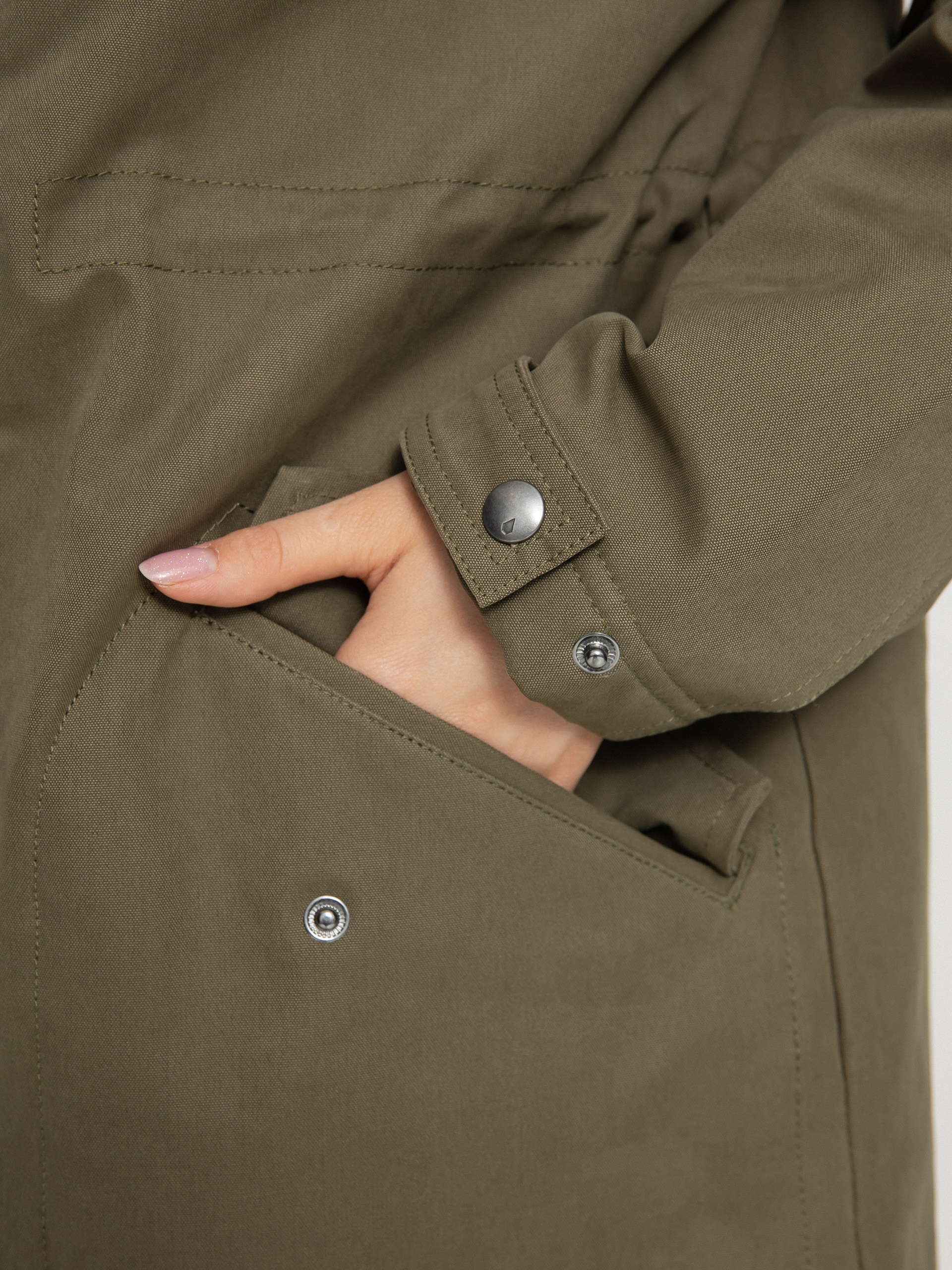 Volcom Less Is More 5K Parka Dzseki Wmn (wintermoss)