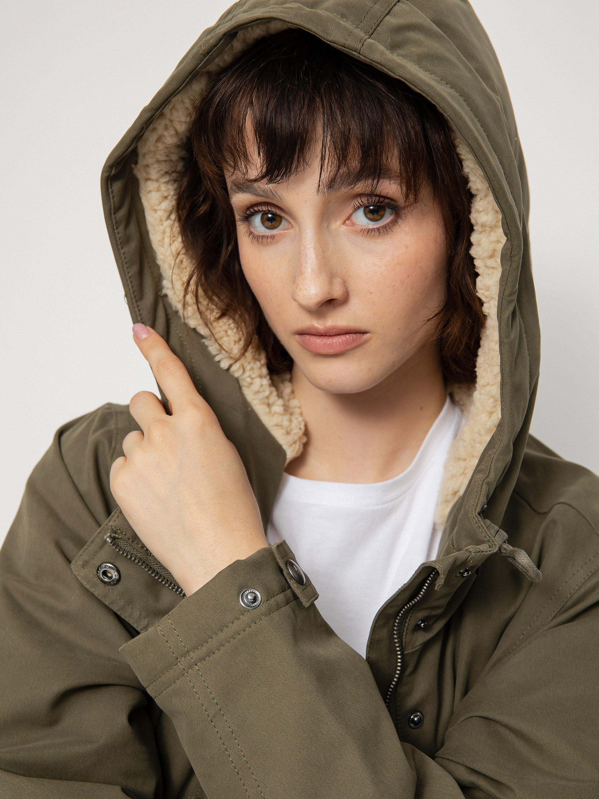 Volcom Less Is More 5K Parka Dzseki Wmn (wintermoss)