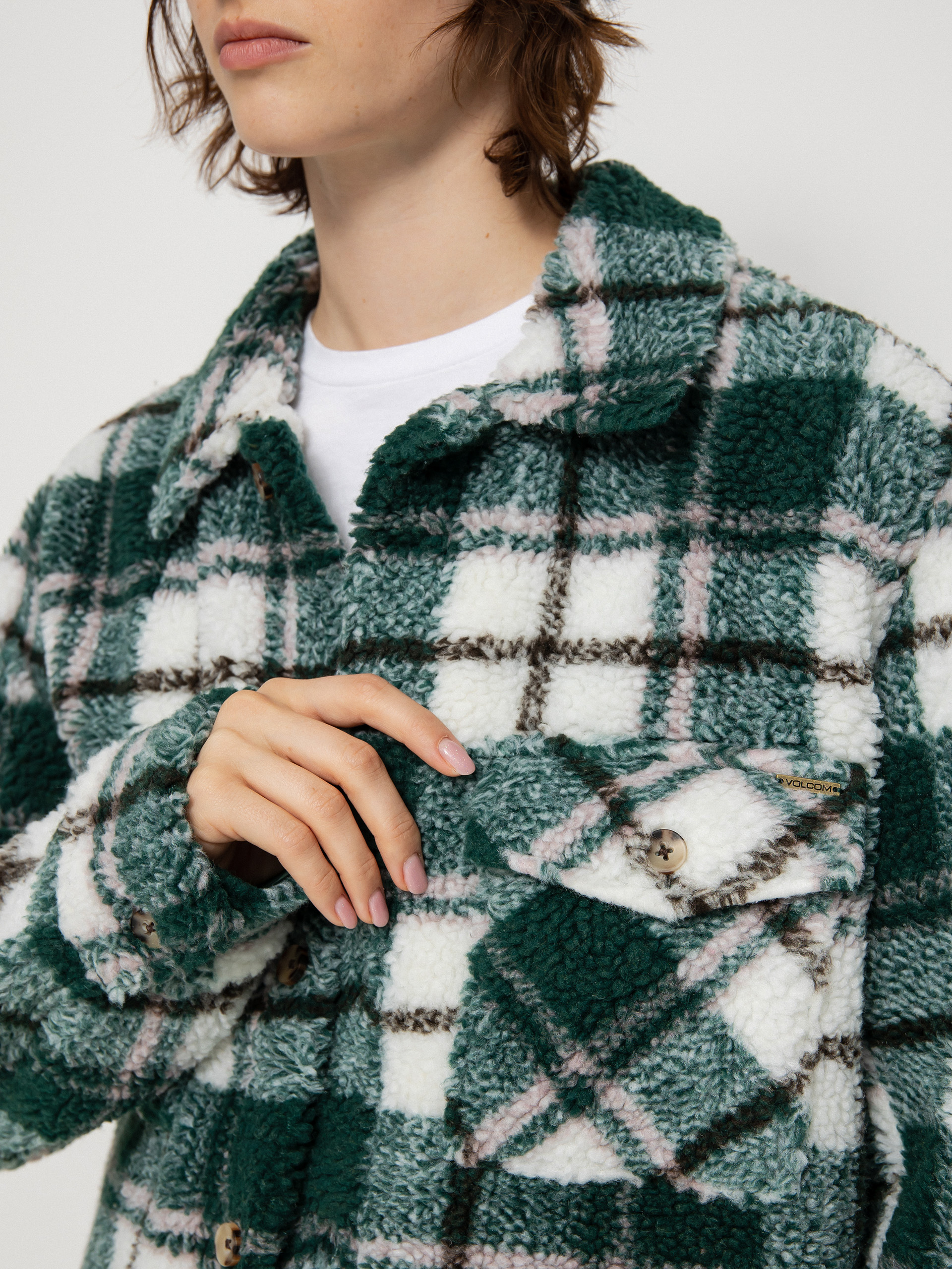 Volcom Silent Sherpa Dzseki Wmn (dark pine)