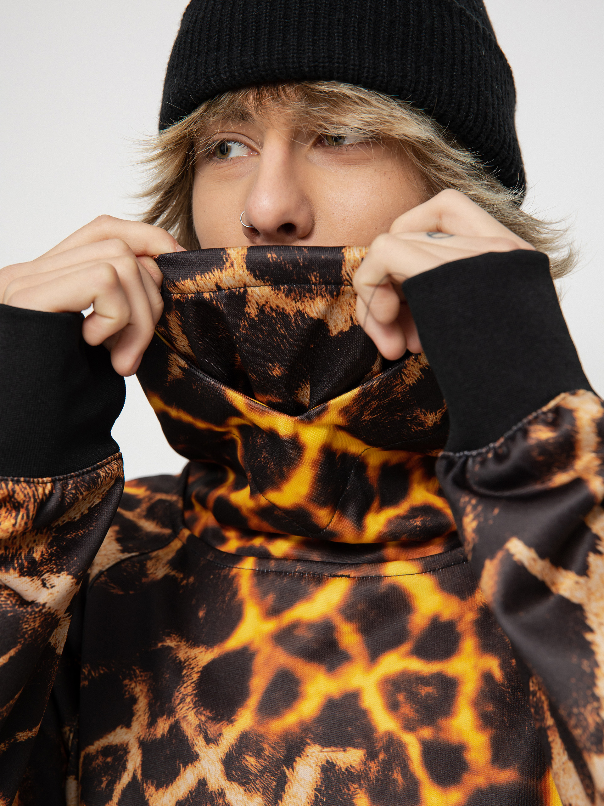 Volcom Hydro Riding HD Kapucnis pulóver (gold giraffe)